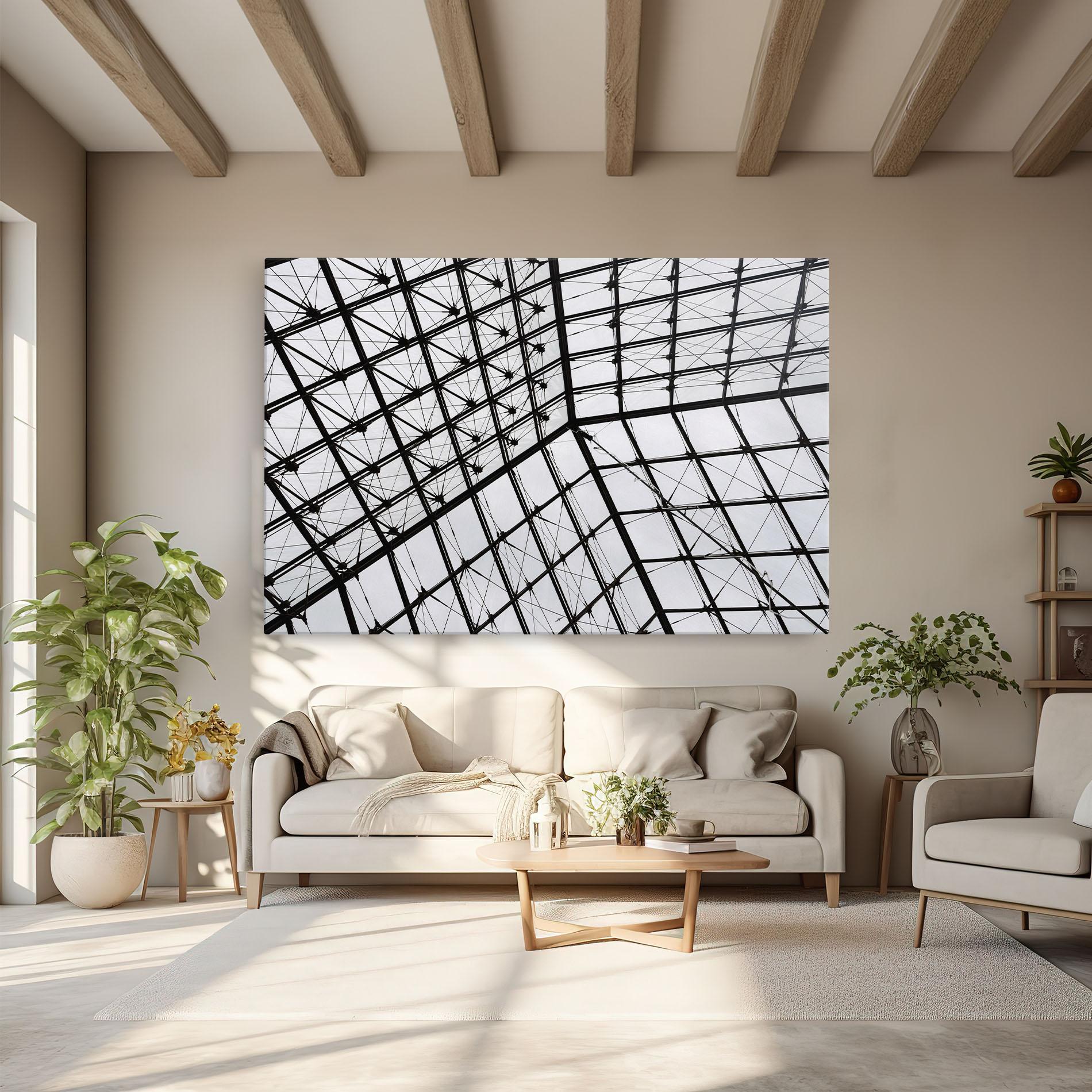 Tablou Canvas Square Ceiling mockup 6