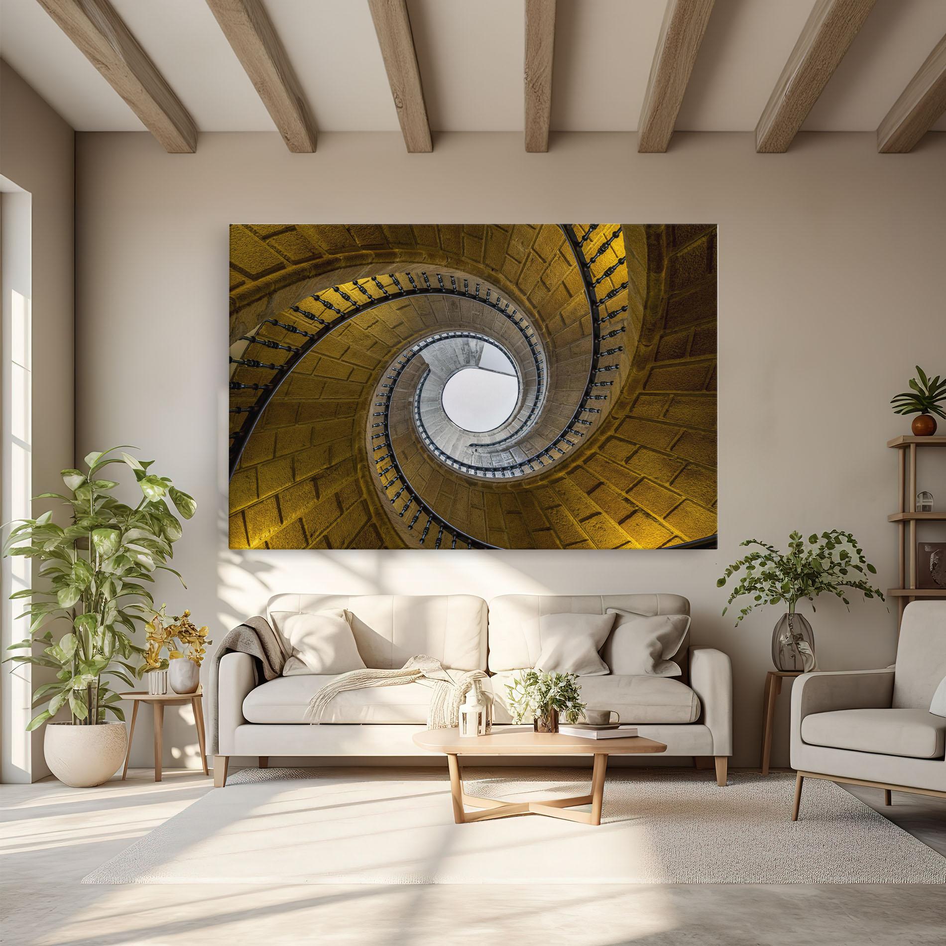 Tablou Canvas Triple Staircase mockup 6