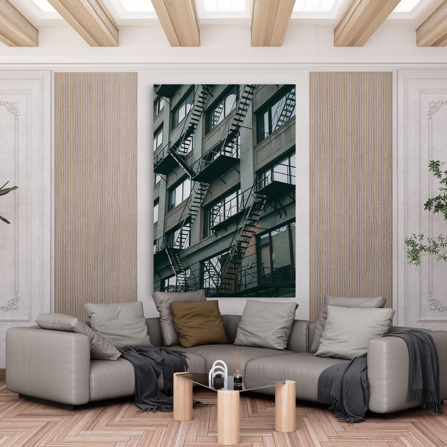 Tablou Canvas Building Stairs mockup 6