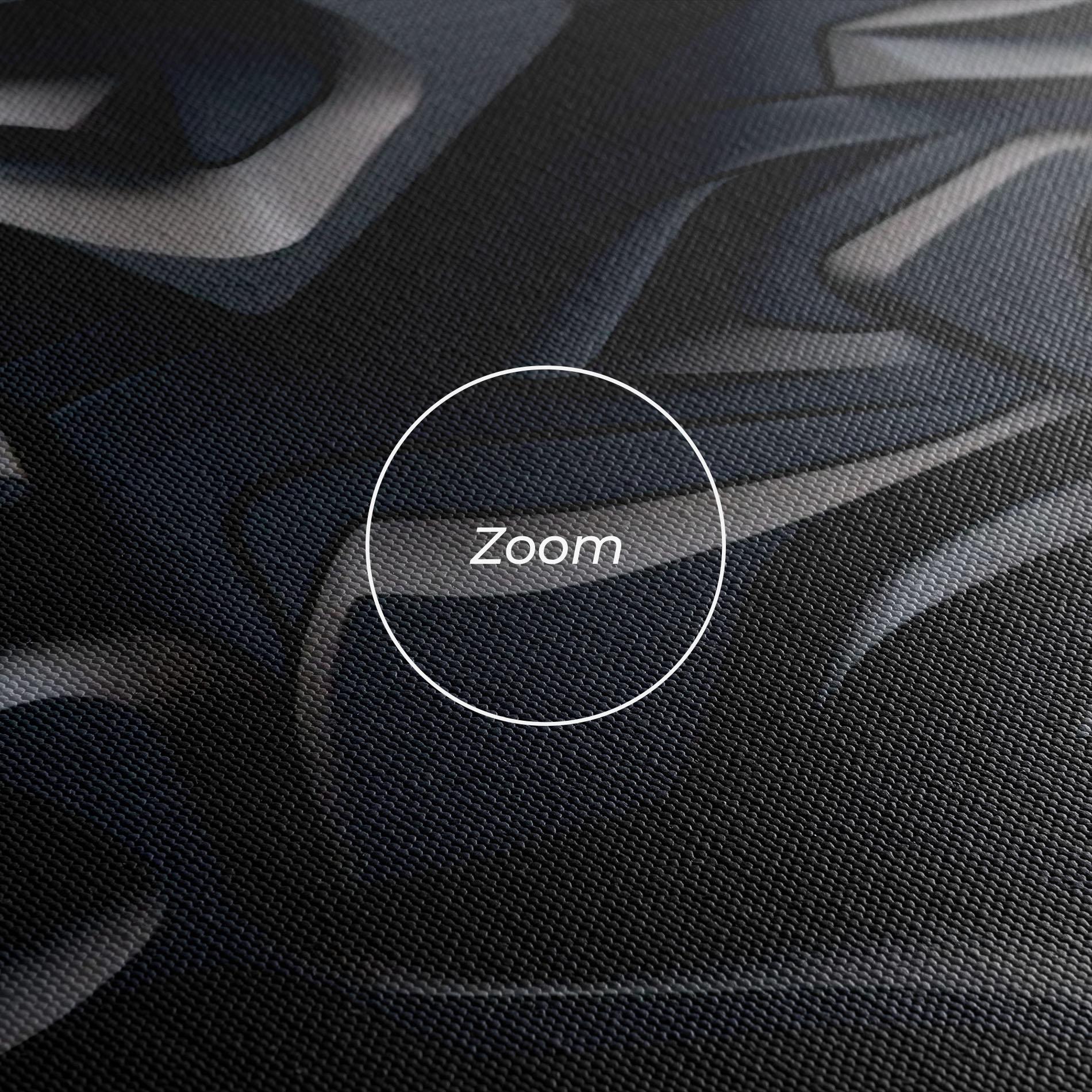 Tablou Canvas Black 3d Lines mockup 3