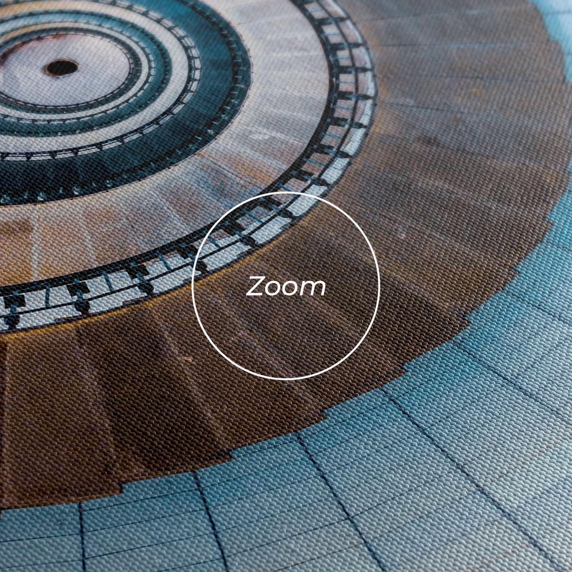 Tablou Canvas Blue Opaline Stairs mockup 3