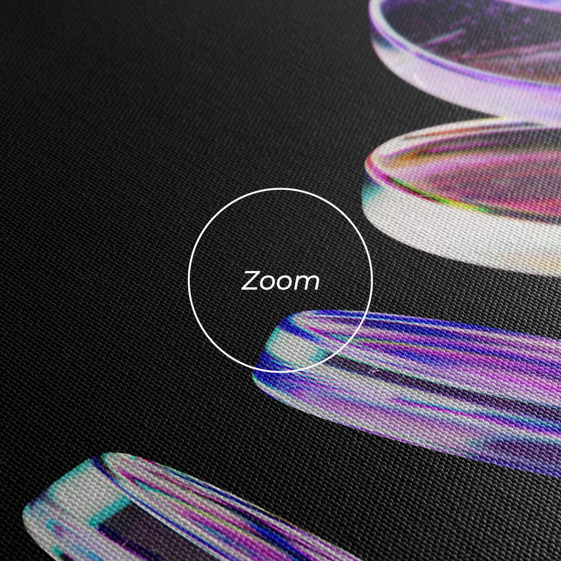 Tablou Canvas Circle Glass Floating mockup 3