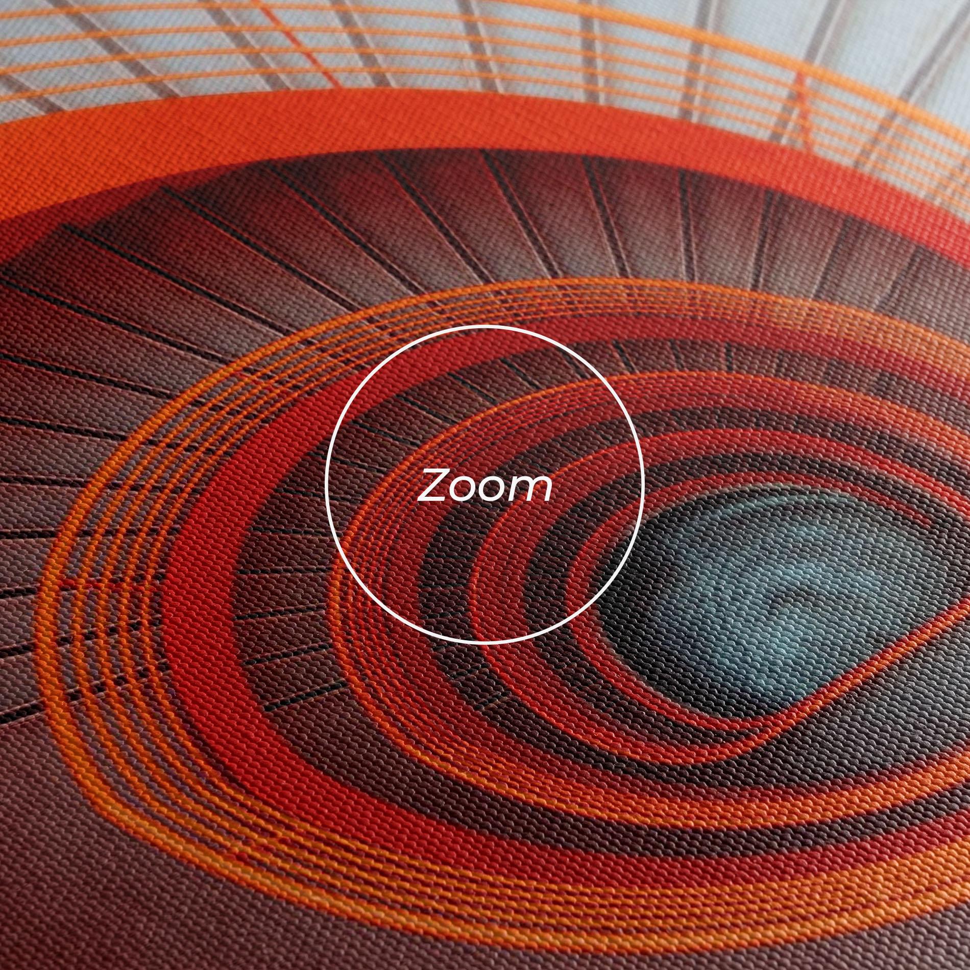 Tablou Canvas Grey Orange Stairs mockup 3