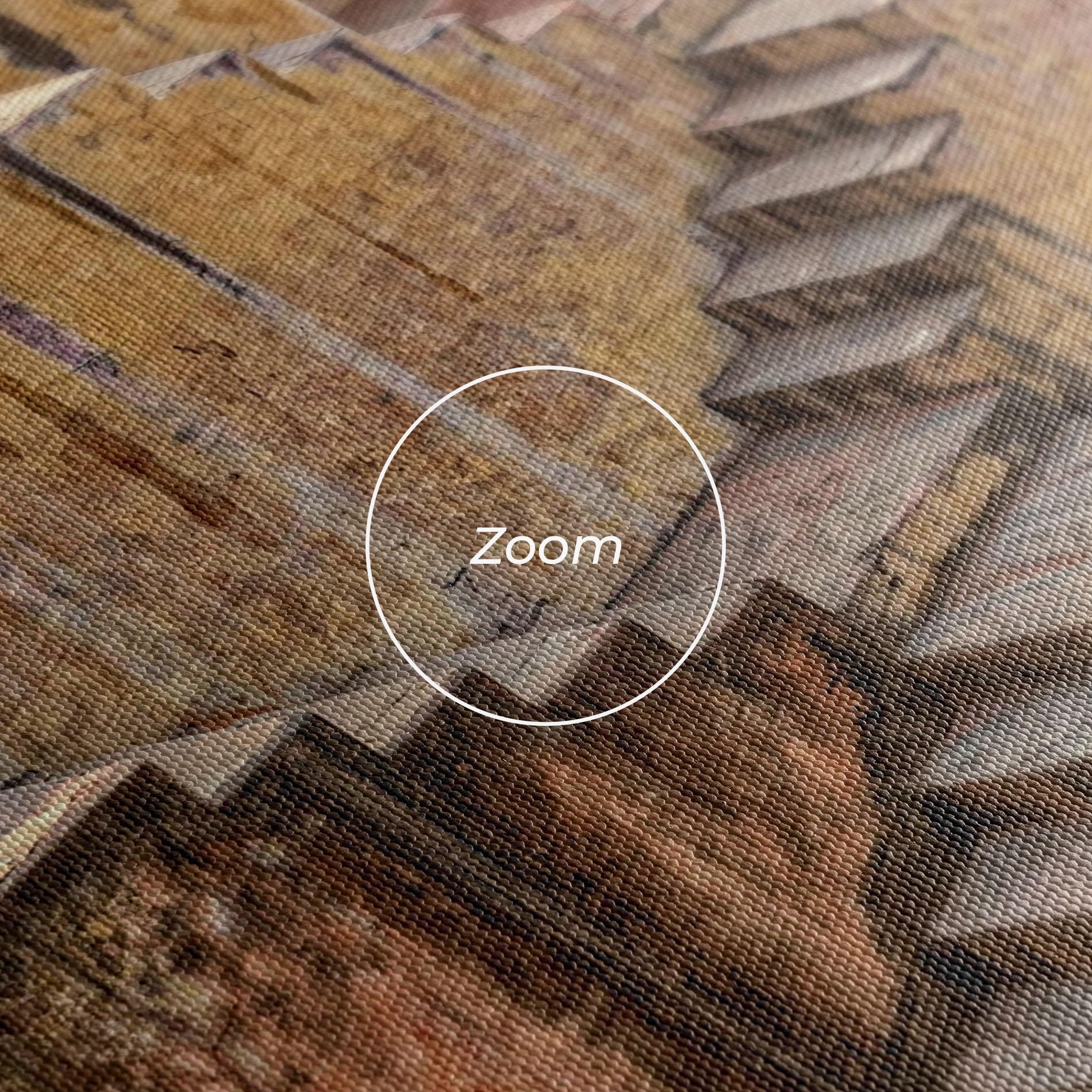 Tablou Canvas Old Brown Stairs mockup 3