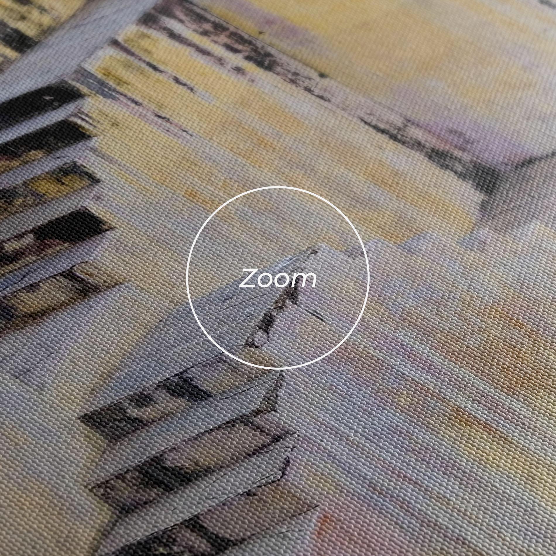 Tablou Canvas Old Yellow Stairs mockup 3