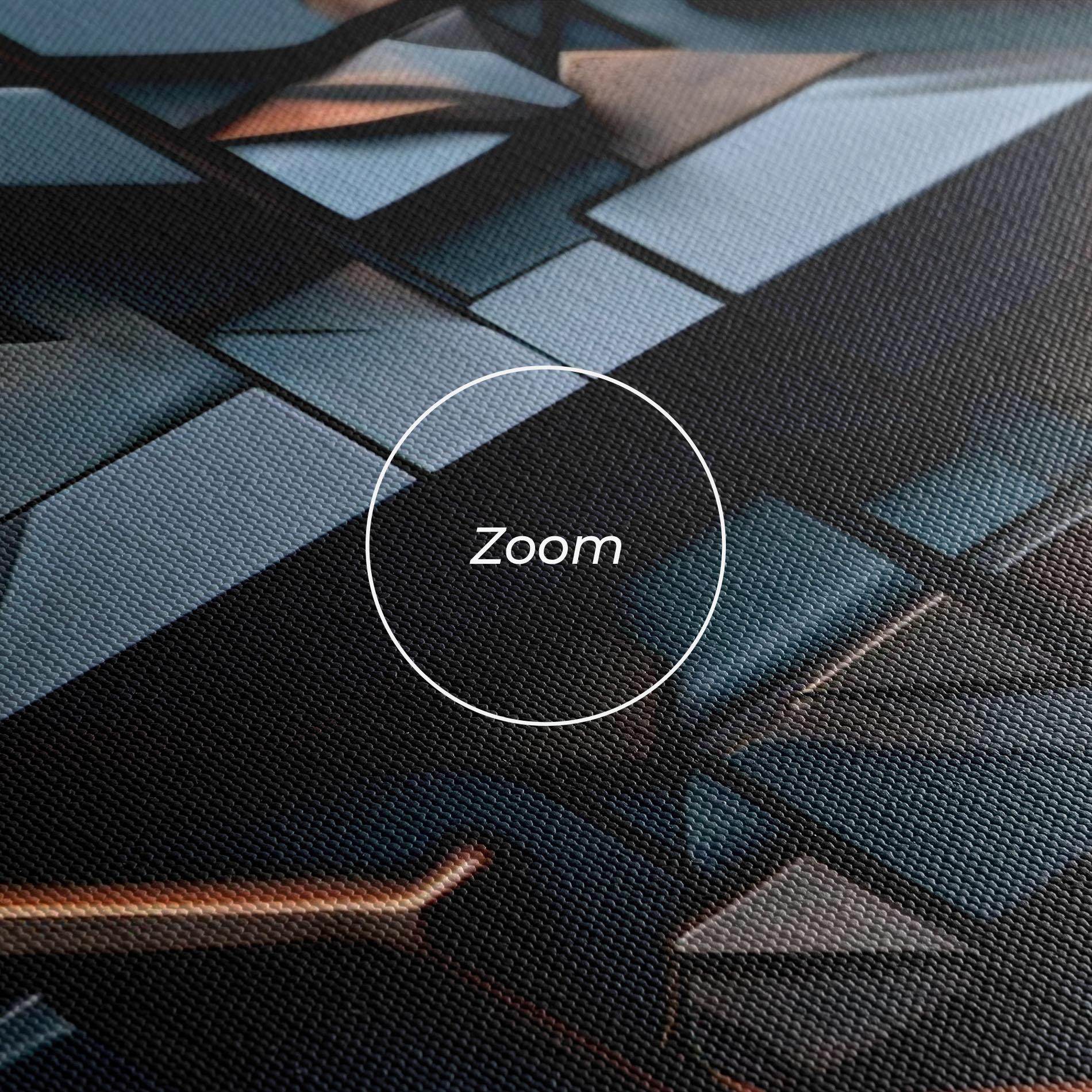 Tablou Canvas Orange Rhombus mockup 3