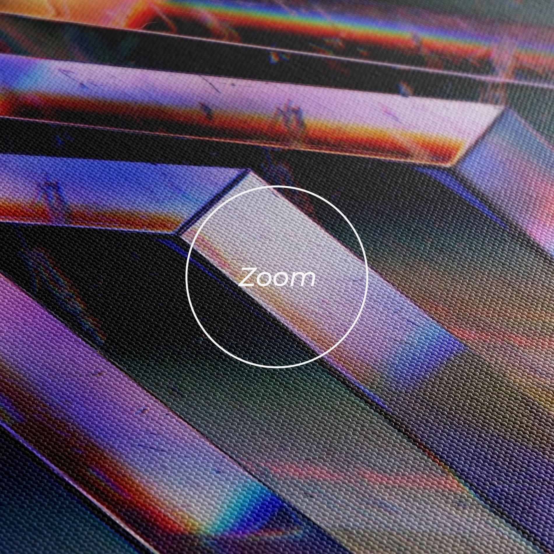 Tablou Canvas Square Glass Floating mockup 3