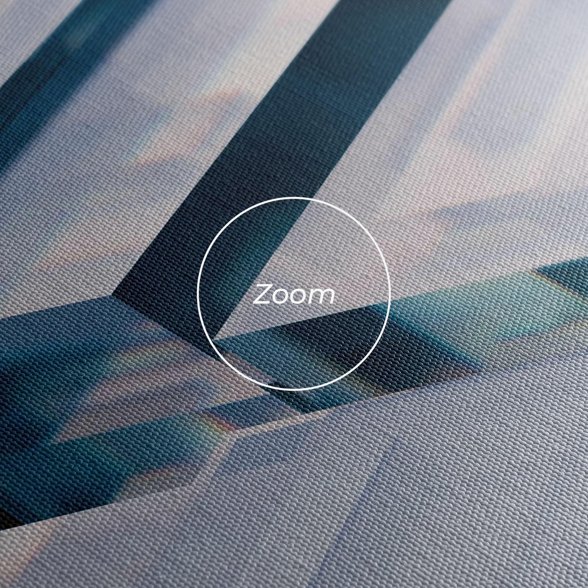 Tablou Canvas Square Glass mockup 3