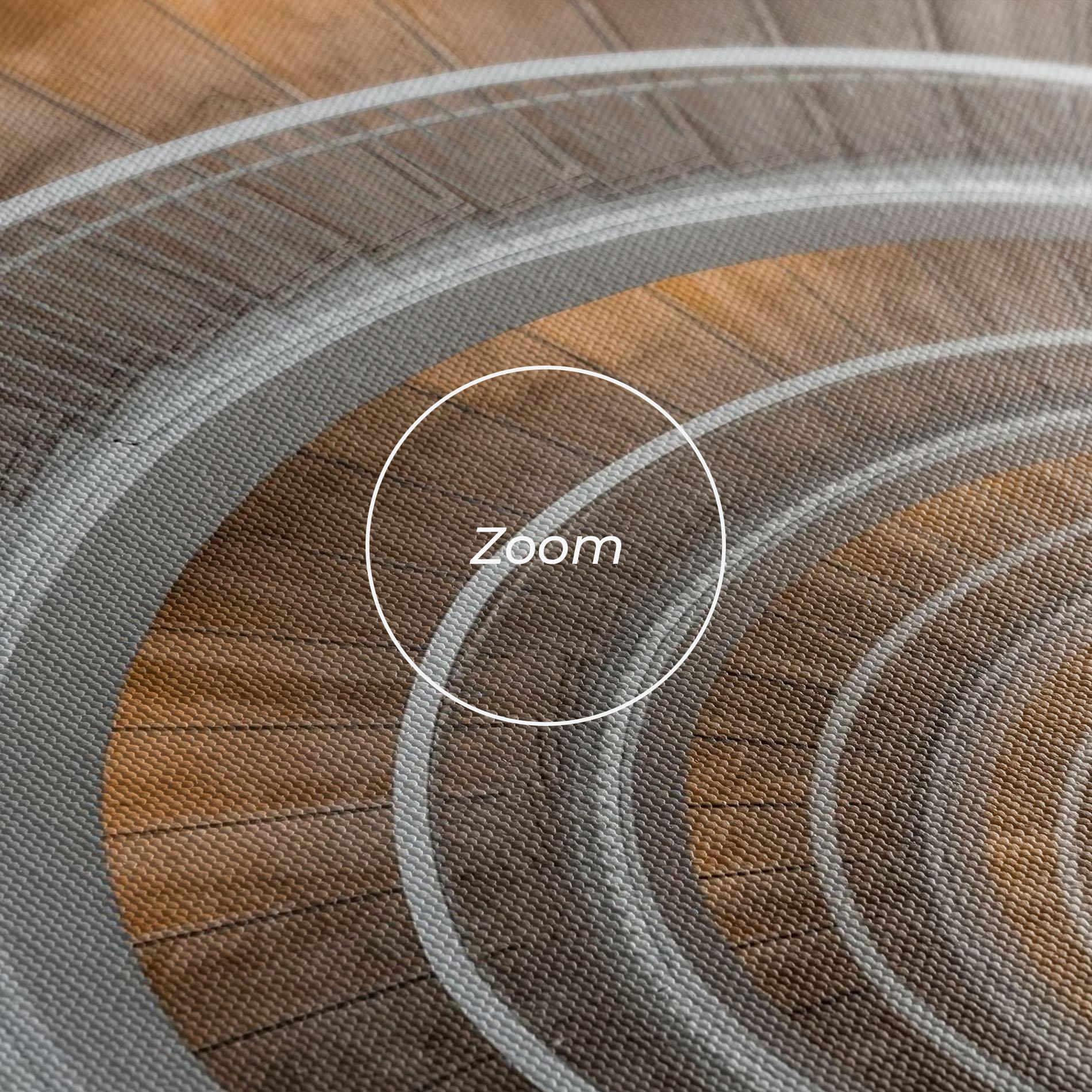 Tablou Canvas White Spiral Stairs mockup 3