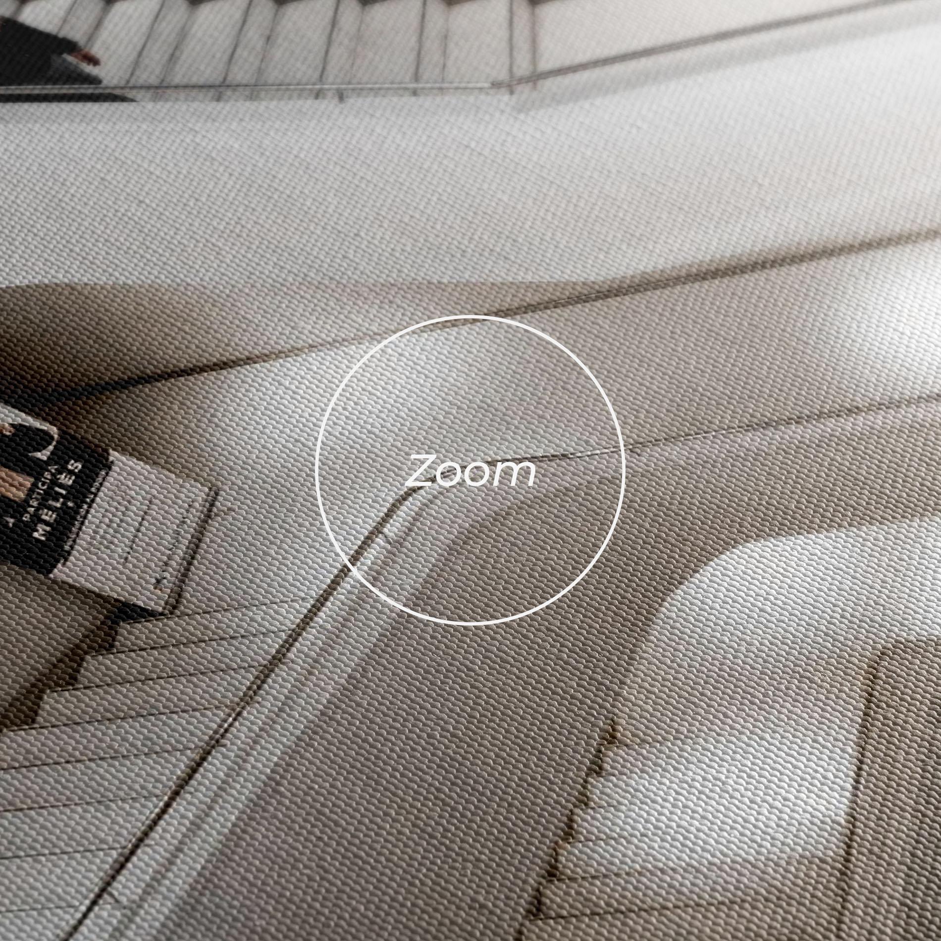 Tablou Canvas White Stairs Spiral mockup 3