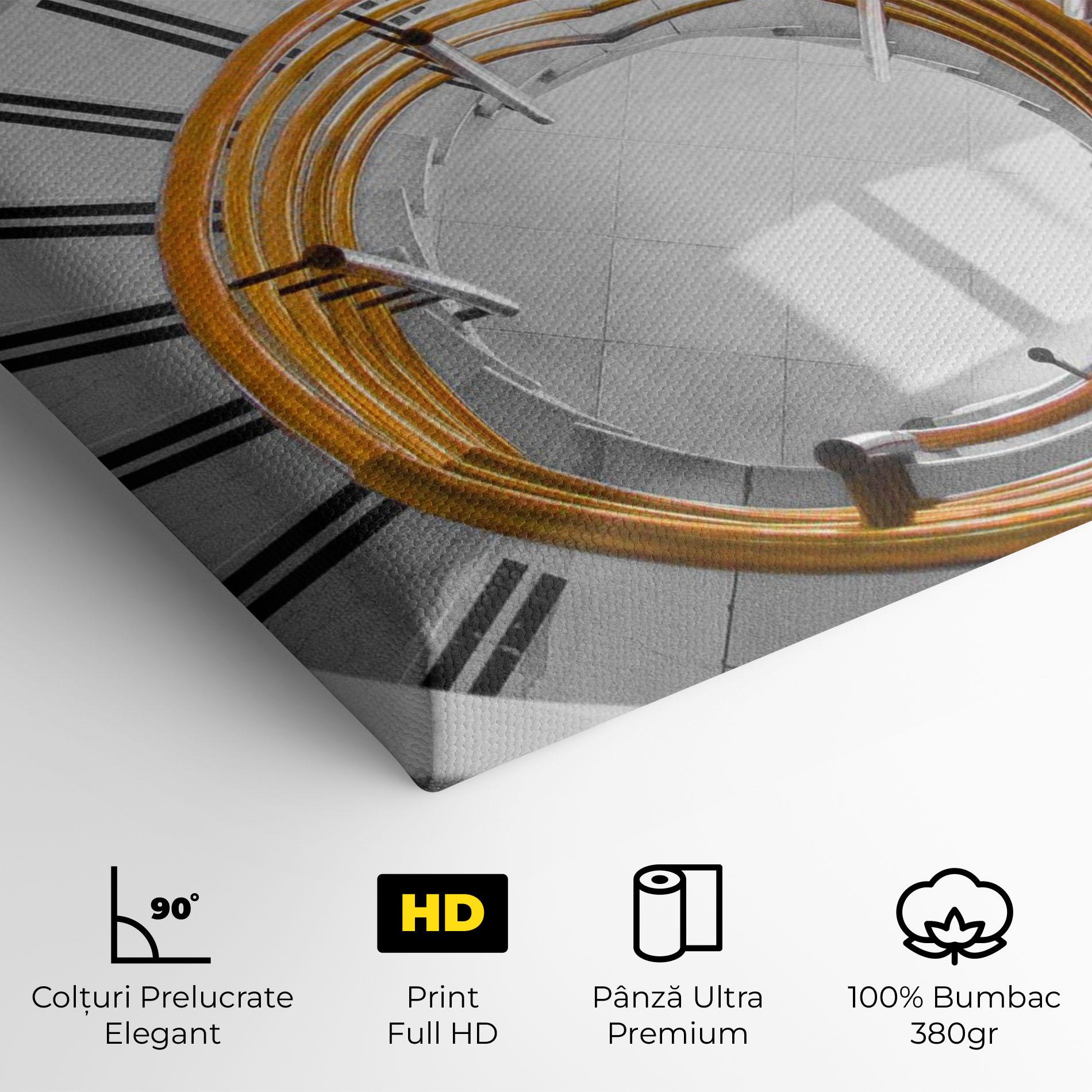 Tablou Canvas Gold Bar Stairs mockup 4