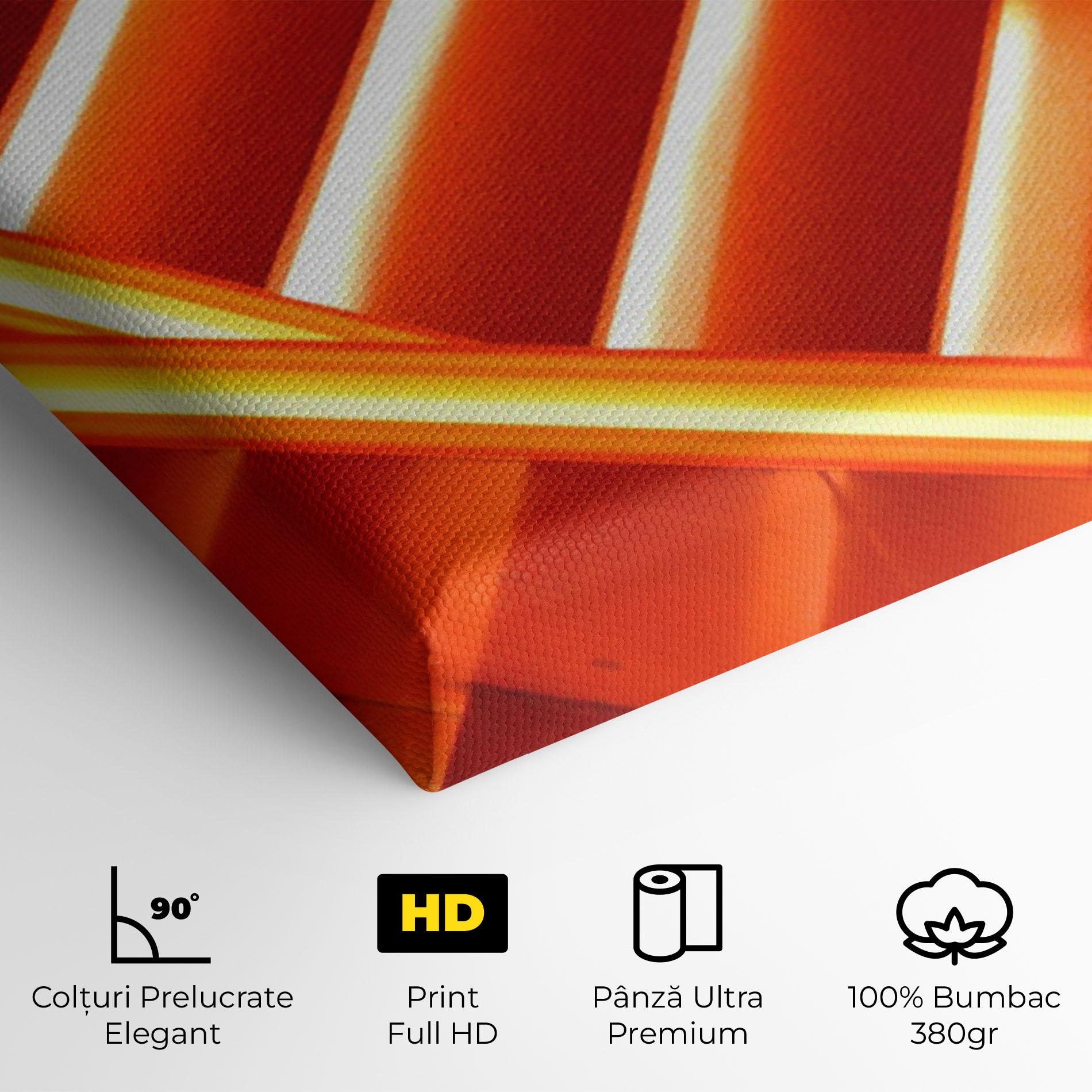 Tablou Canvas Orange Stairs mockup 4