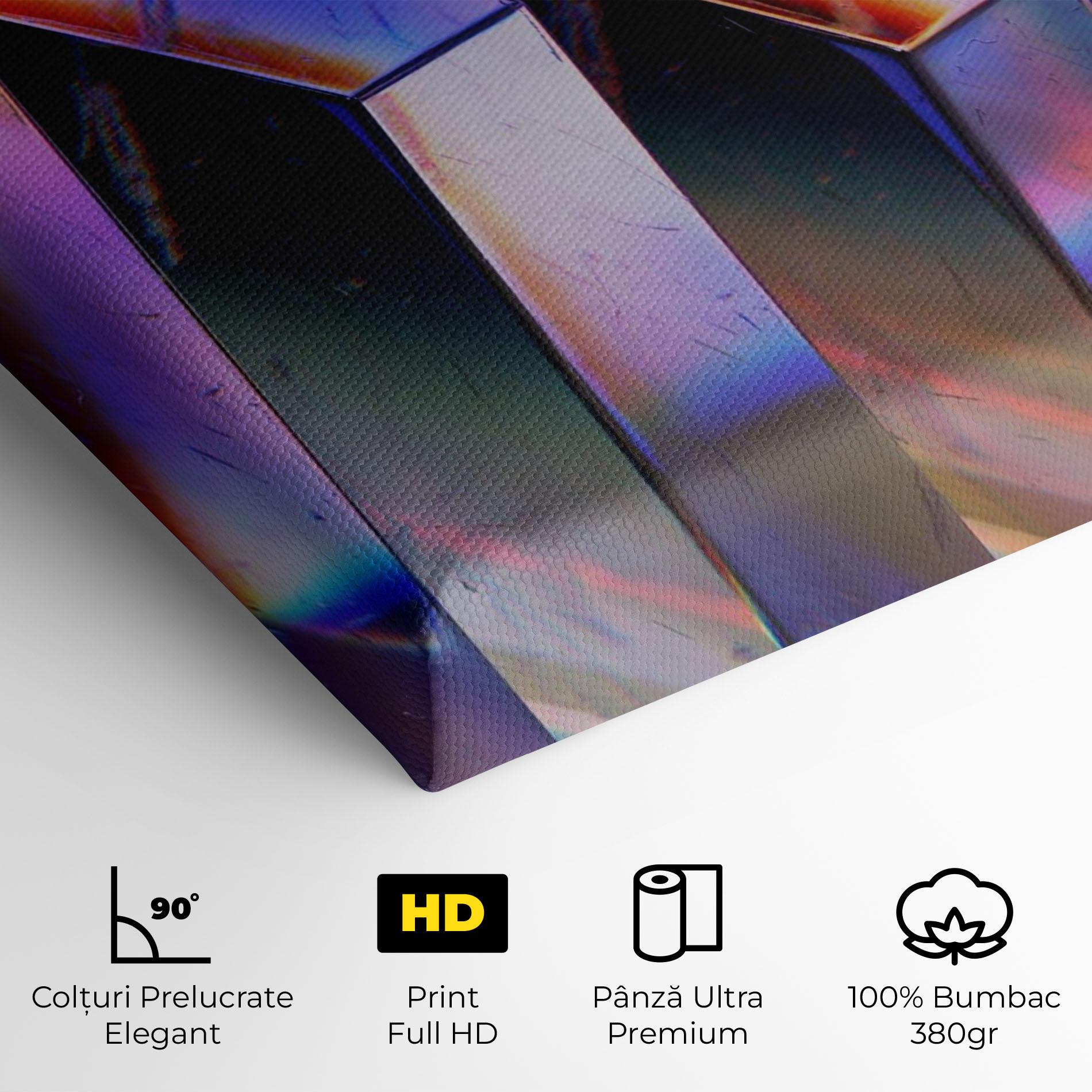 Tablou Canvas Square Glass Floating mockup 4