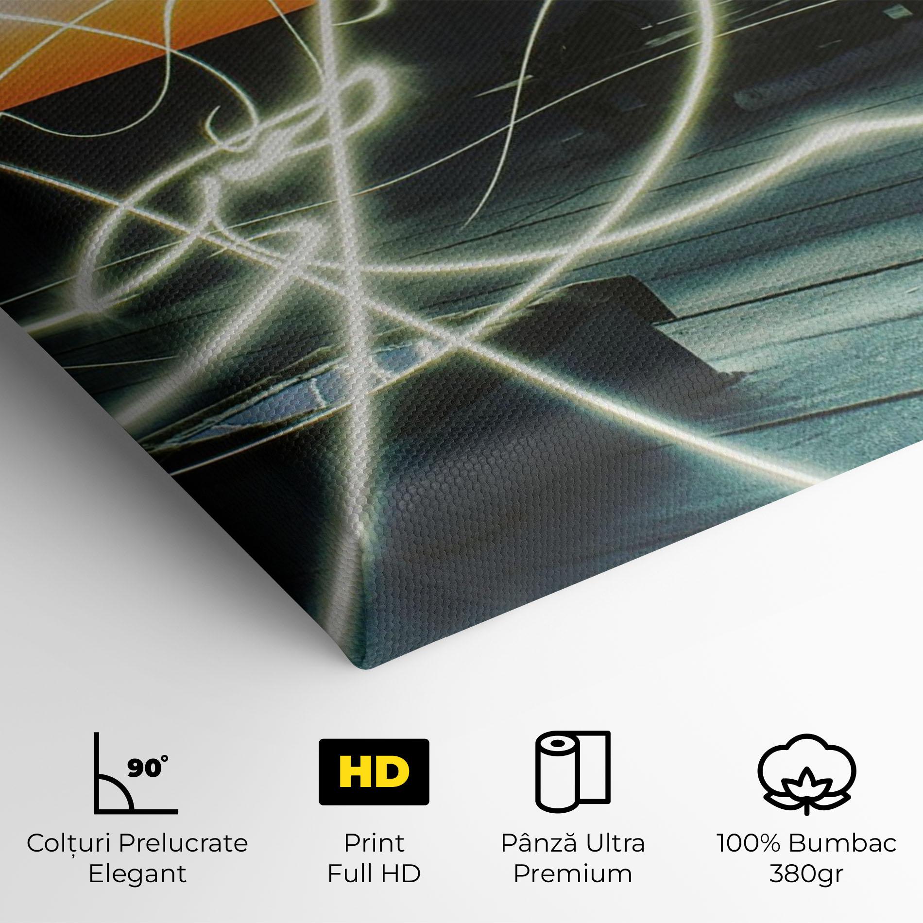 Tablou Canvas White Light Floating mockup 4