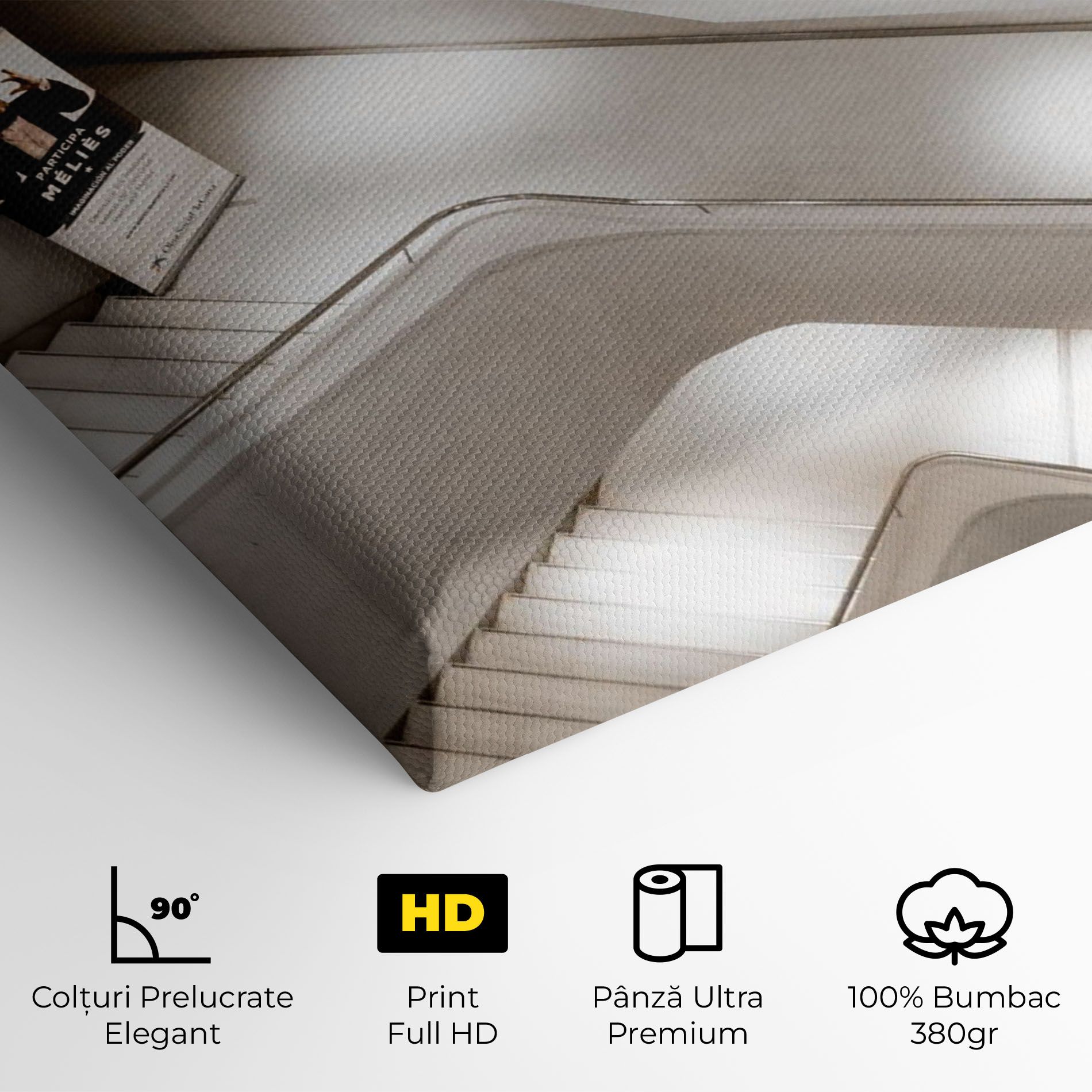 White Stairs Spiral mockup 4