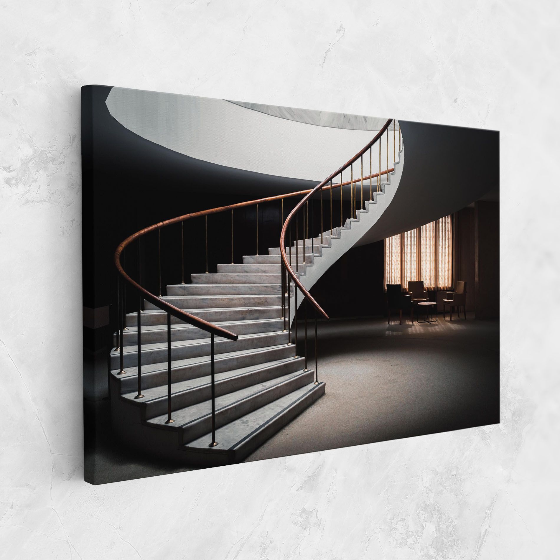 Dark Room Stairs mockup 1