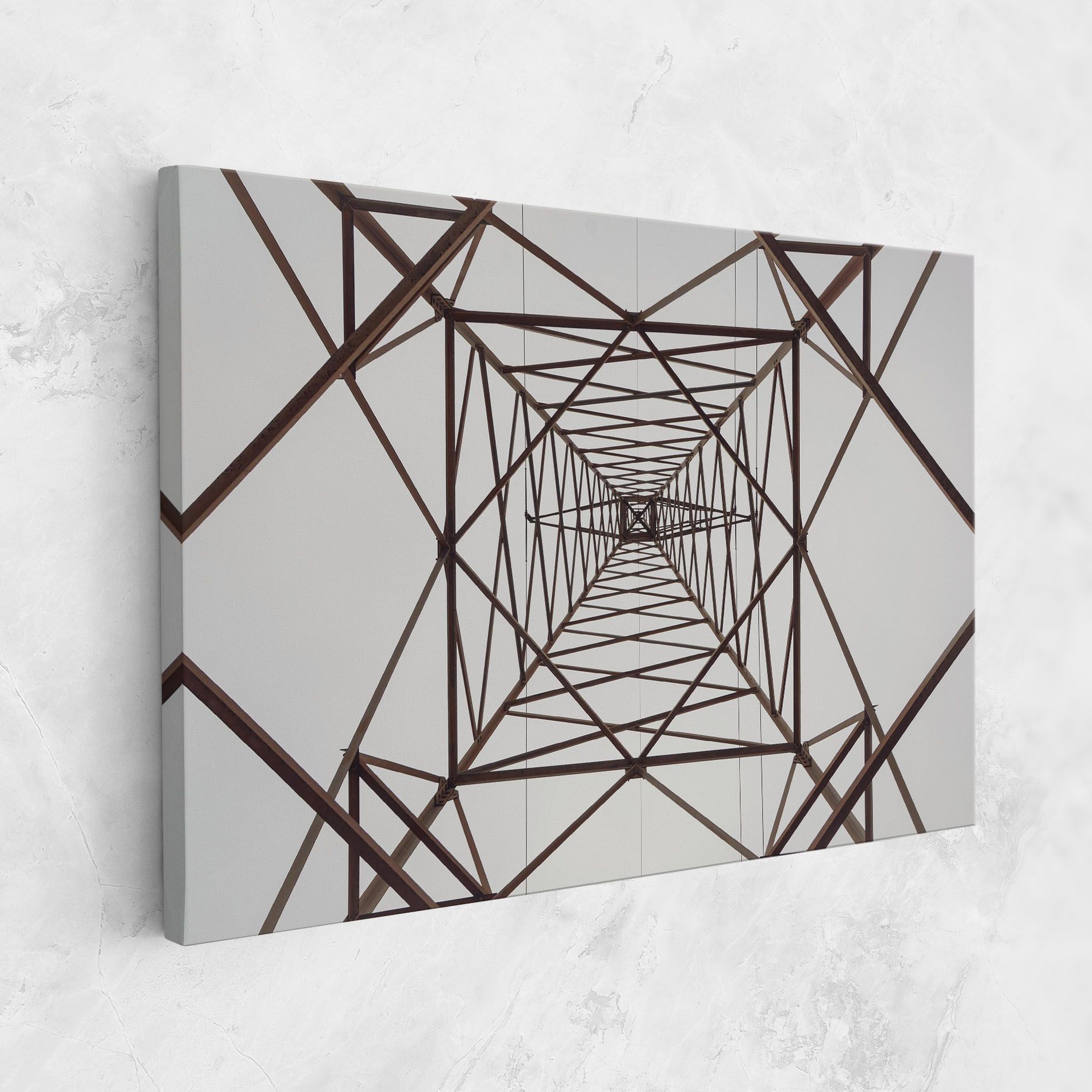 Geometric Pillar mockup 1