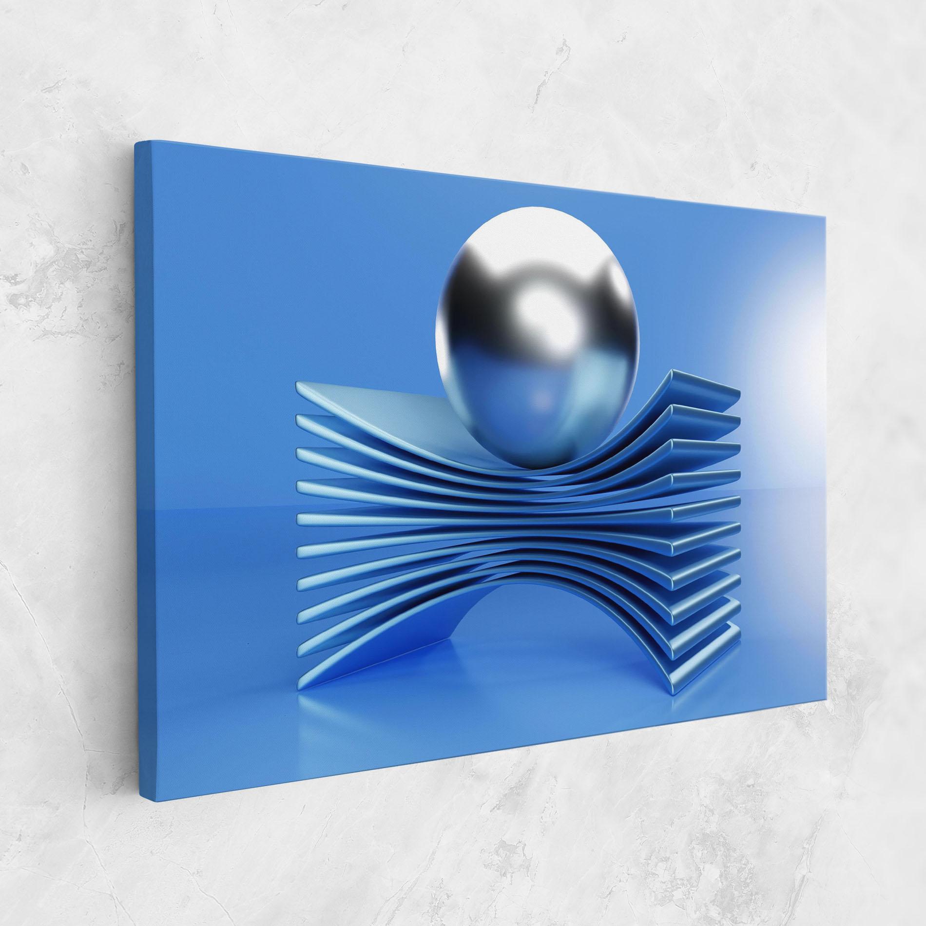 Tablou Canvas Silver Ball mockup 1