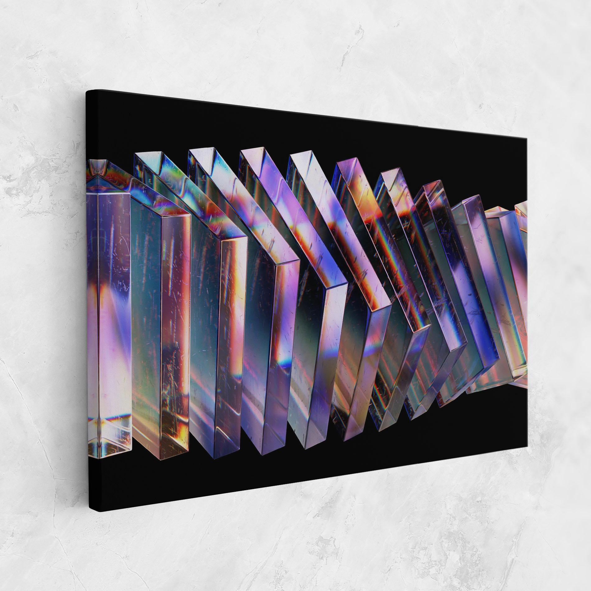 Tablou Canvas Square Glass Floating mockup 1