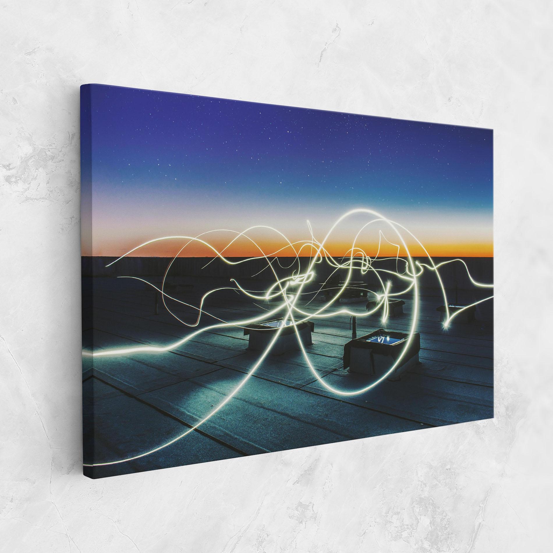 Tablou Canvas White Light Floating mockup 1