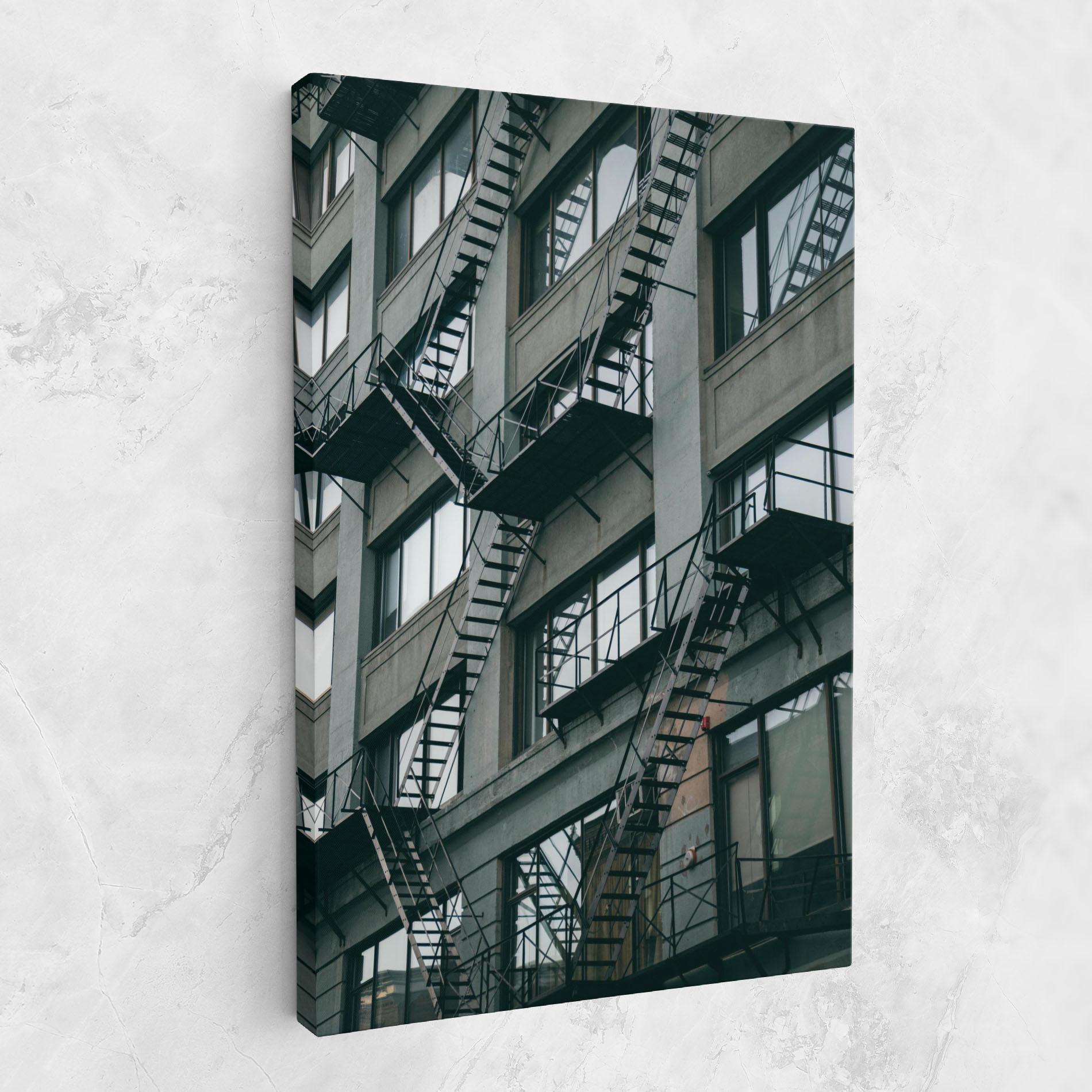 Tablou Canvas Building Stairs mockup 1