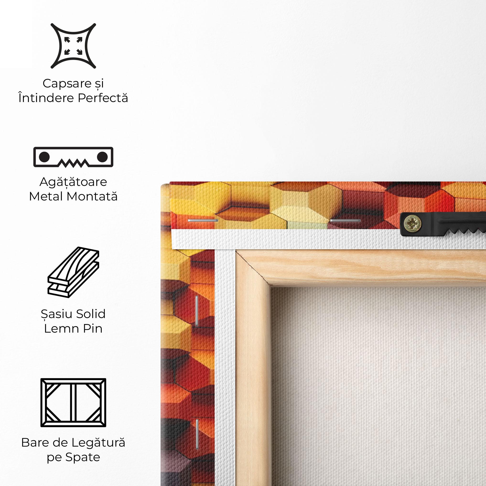 Tablou Canvas 3d Sqare Mix mockup 5