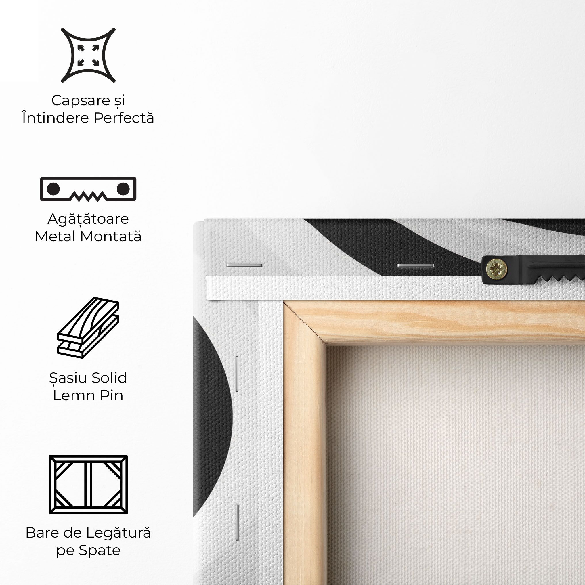 Black White Spiral mockup 5