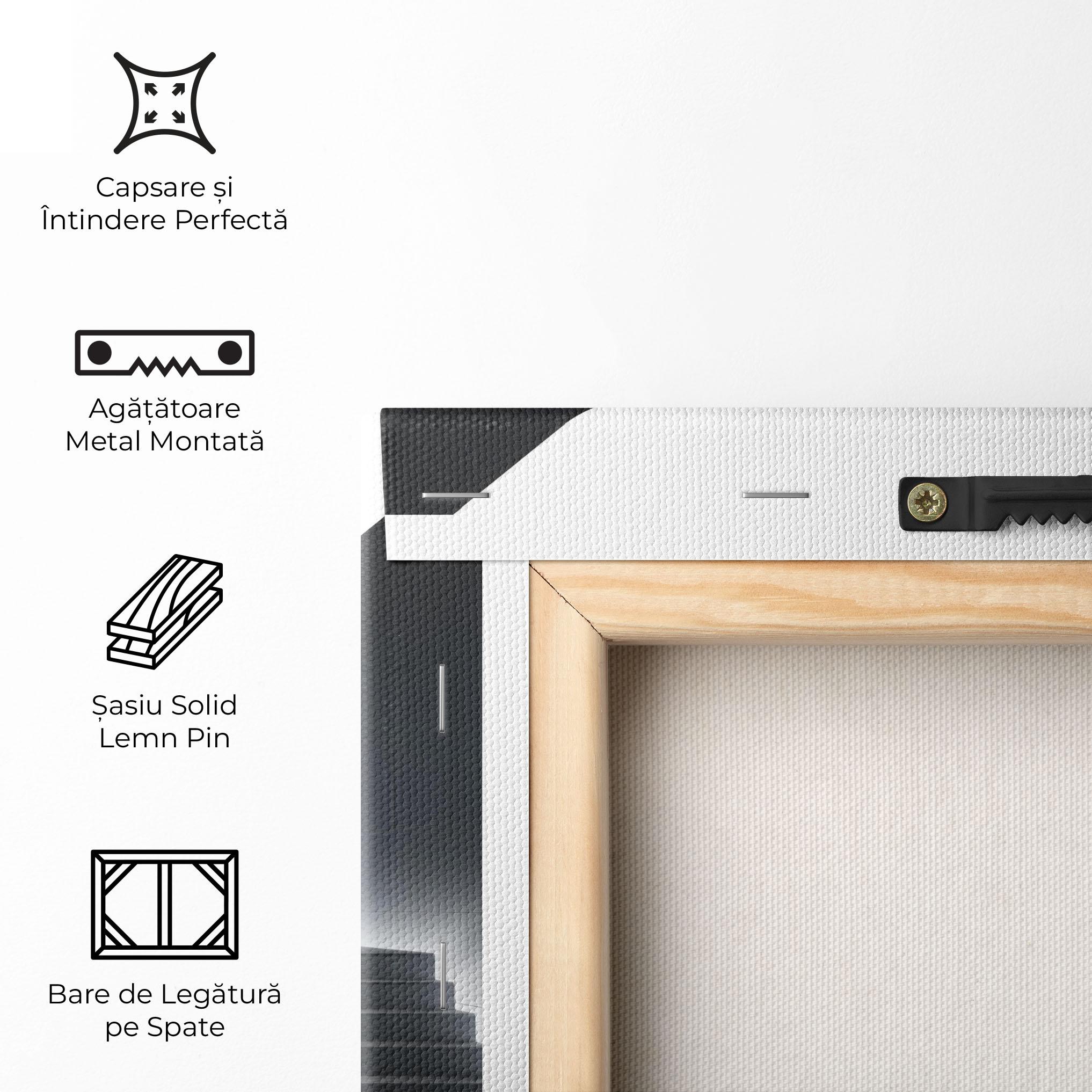 Tablou Canvas Dark Stairs mockup 5