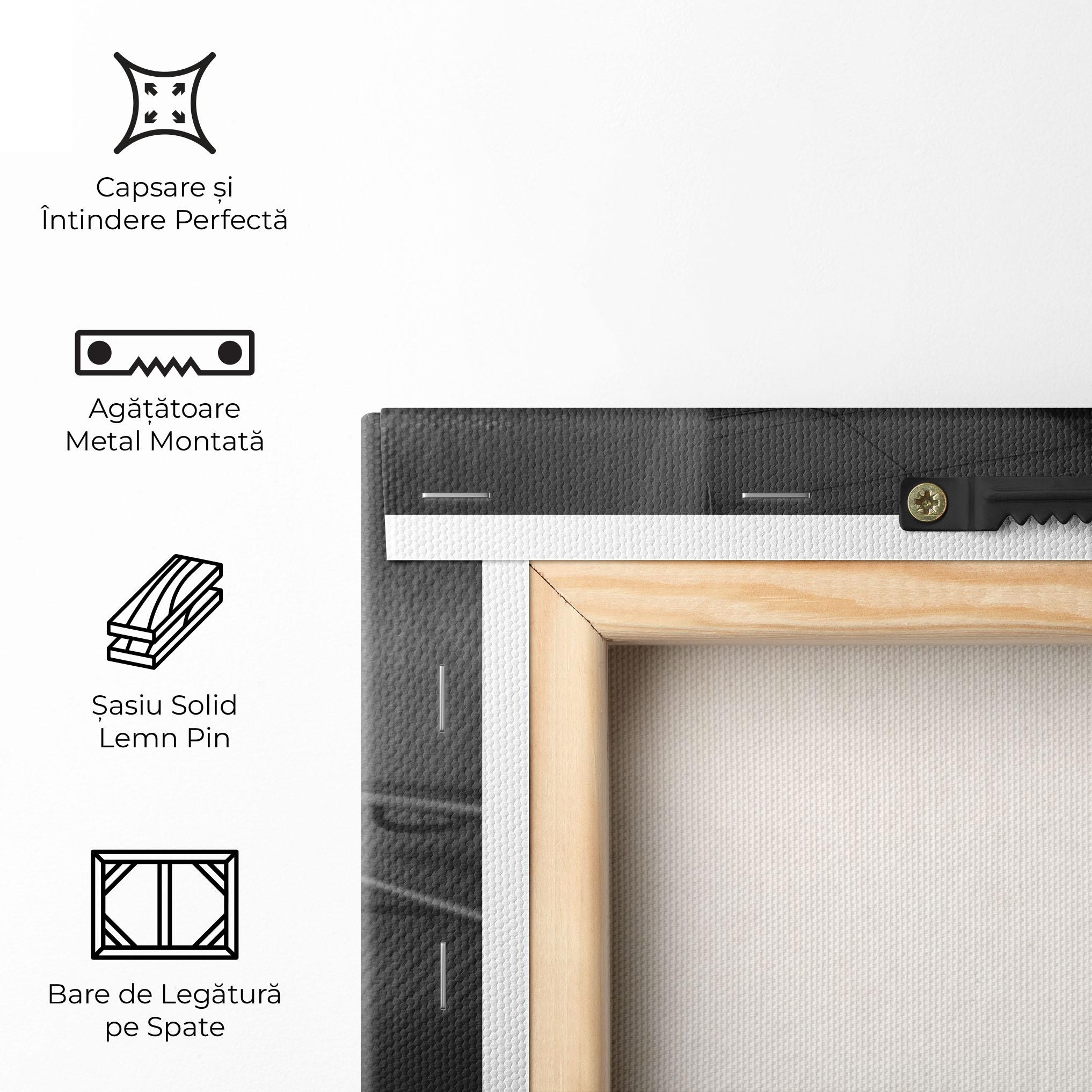 Tablou Canvas Grey Up Stairs mockup 5