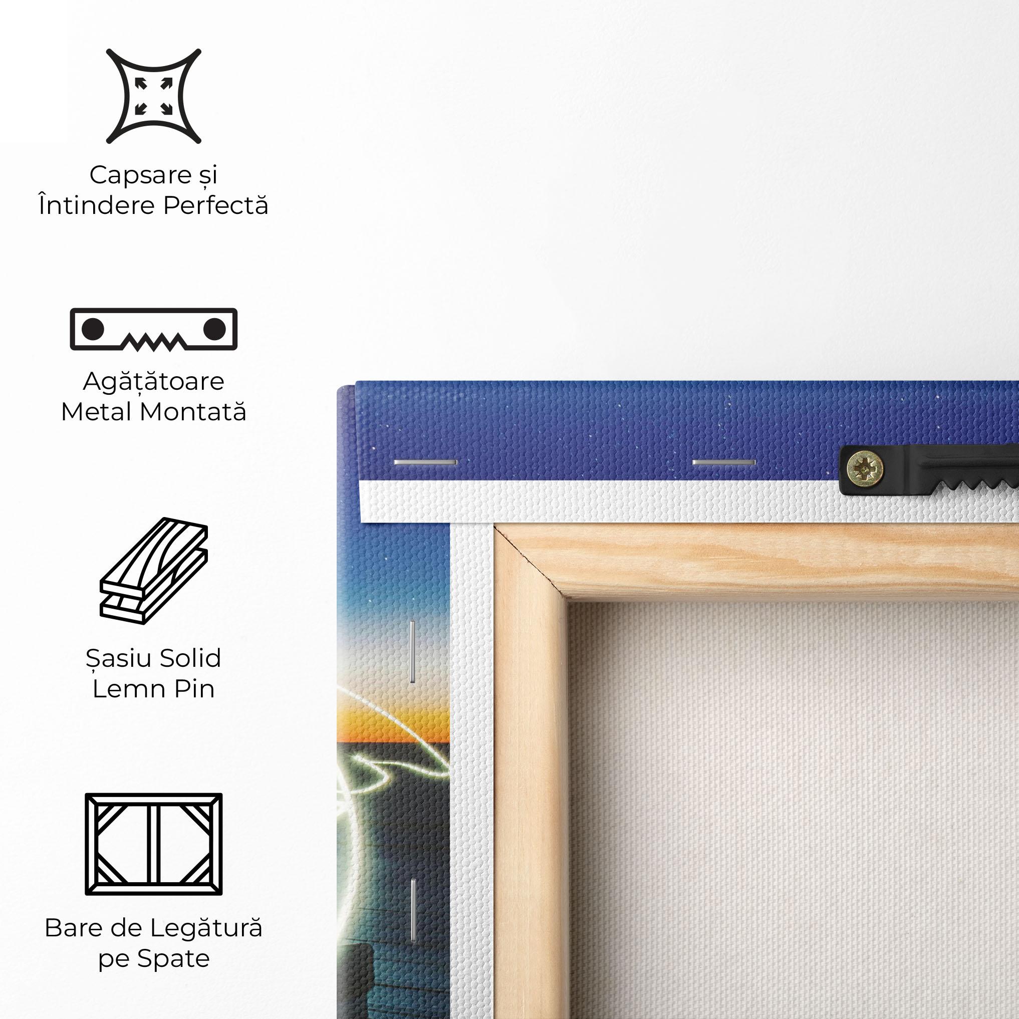 Tablou Canvas White Light Floating mockup 5