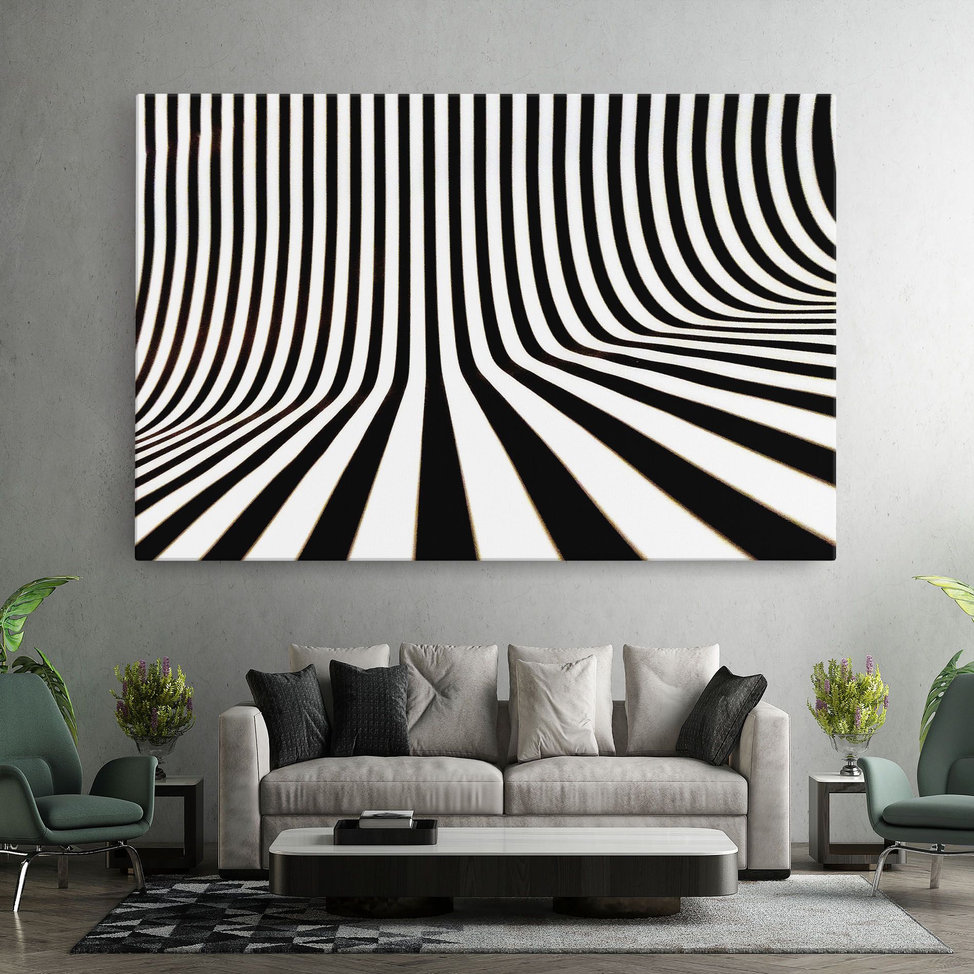 Black And White Illusion mockup 7