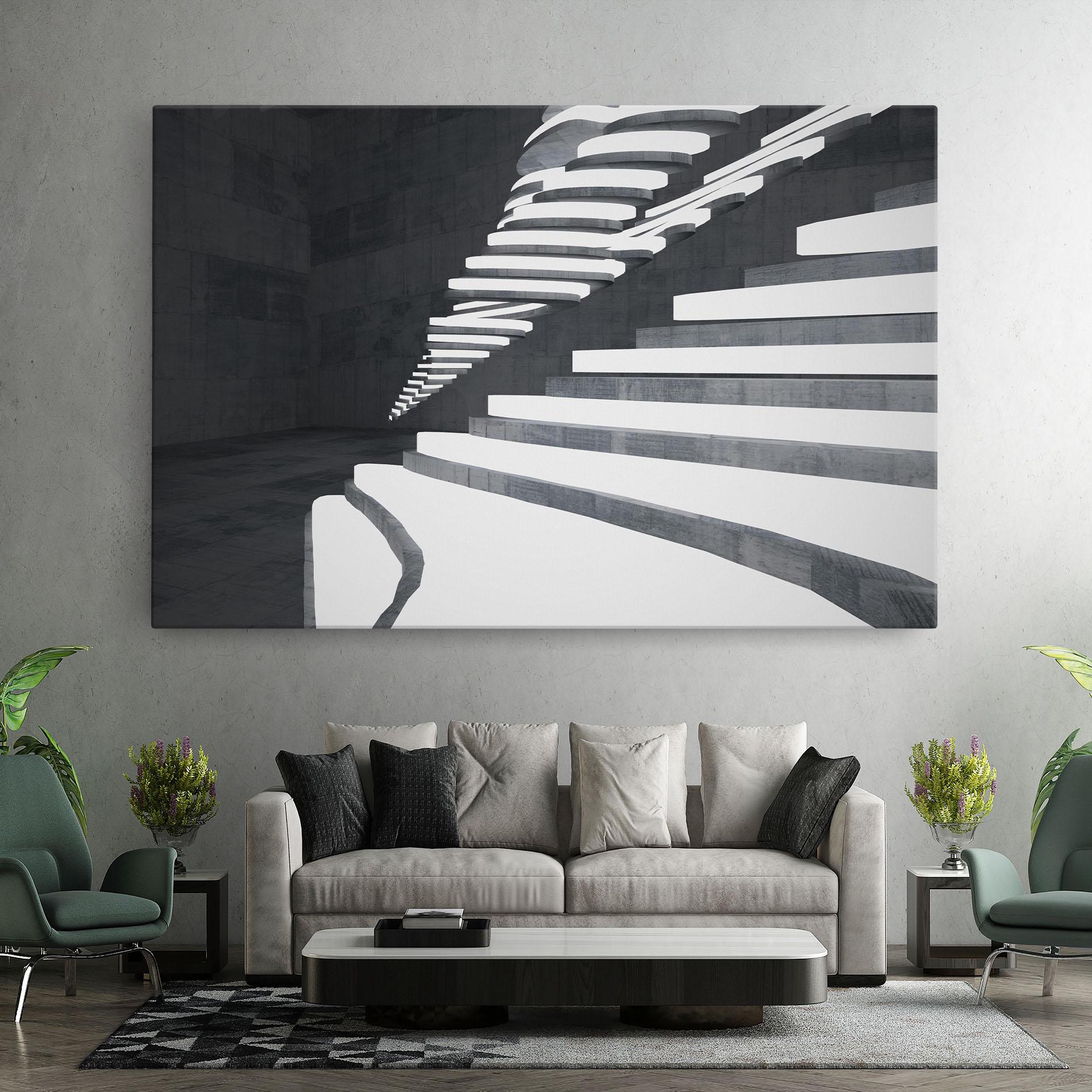 Tablou Canvas Concrete Architecture mockup 7