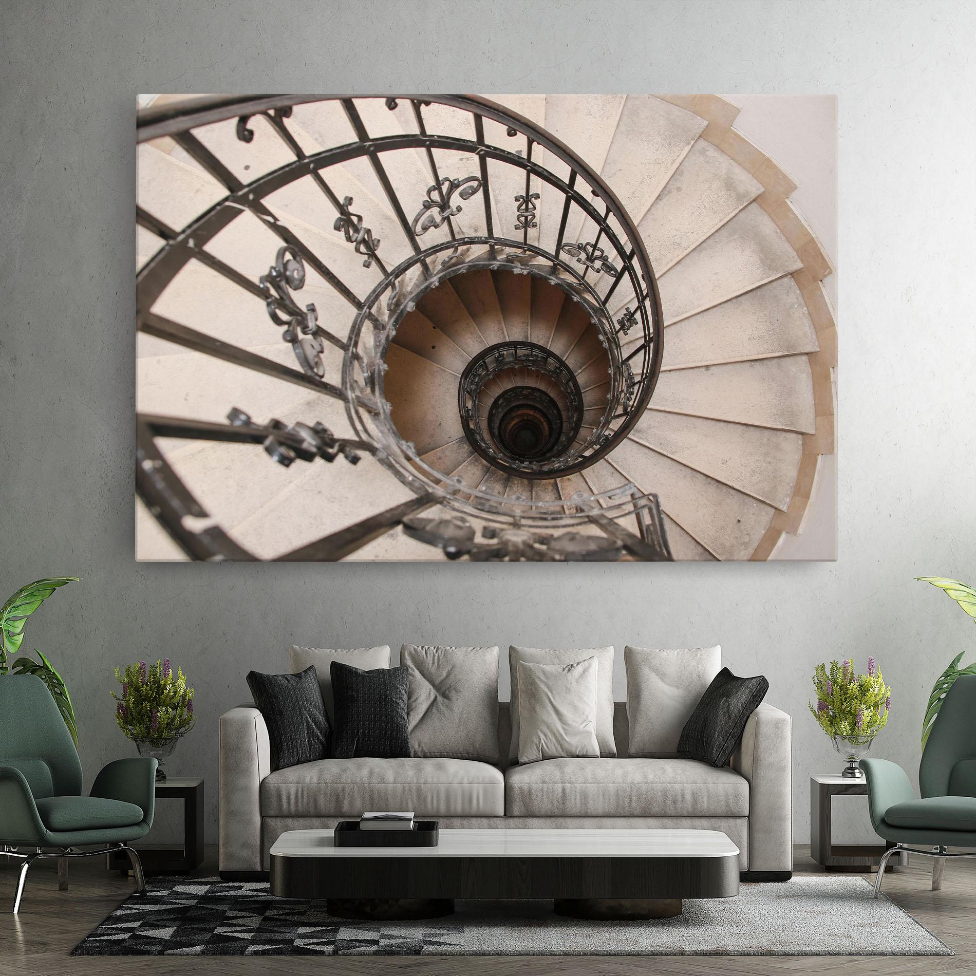 Tablou Canvas Old House Stairs mockup 7