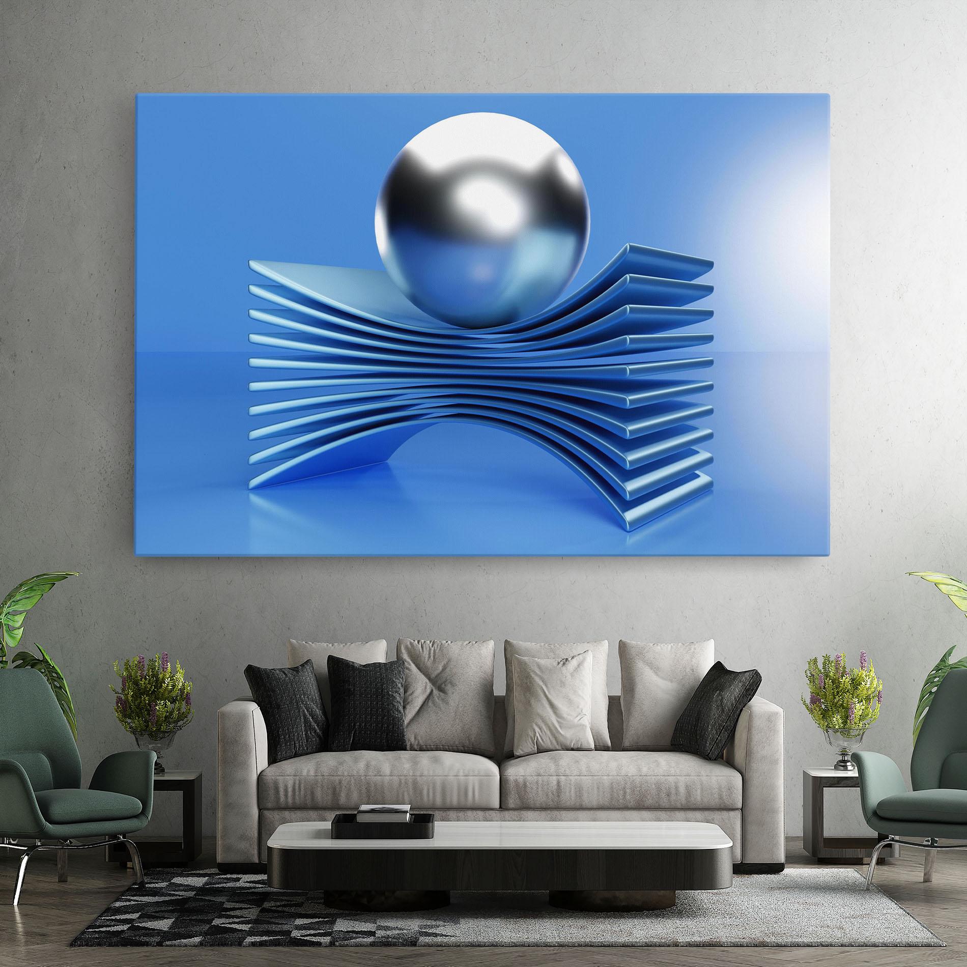 Tablou Canvas Silver Ball mockup 7