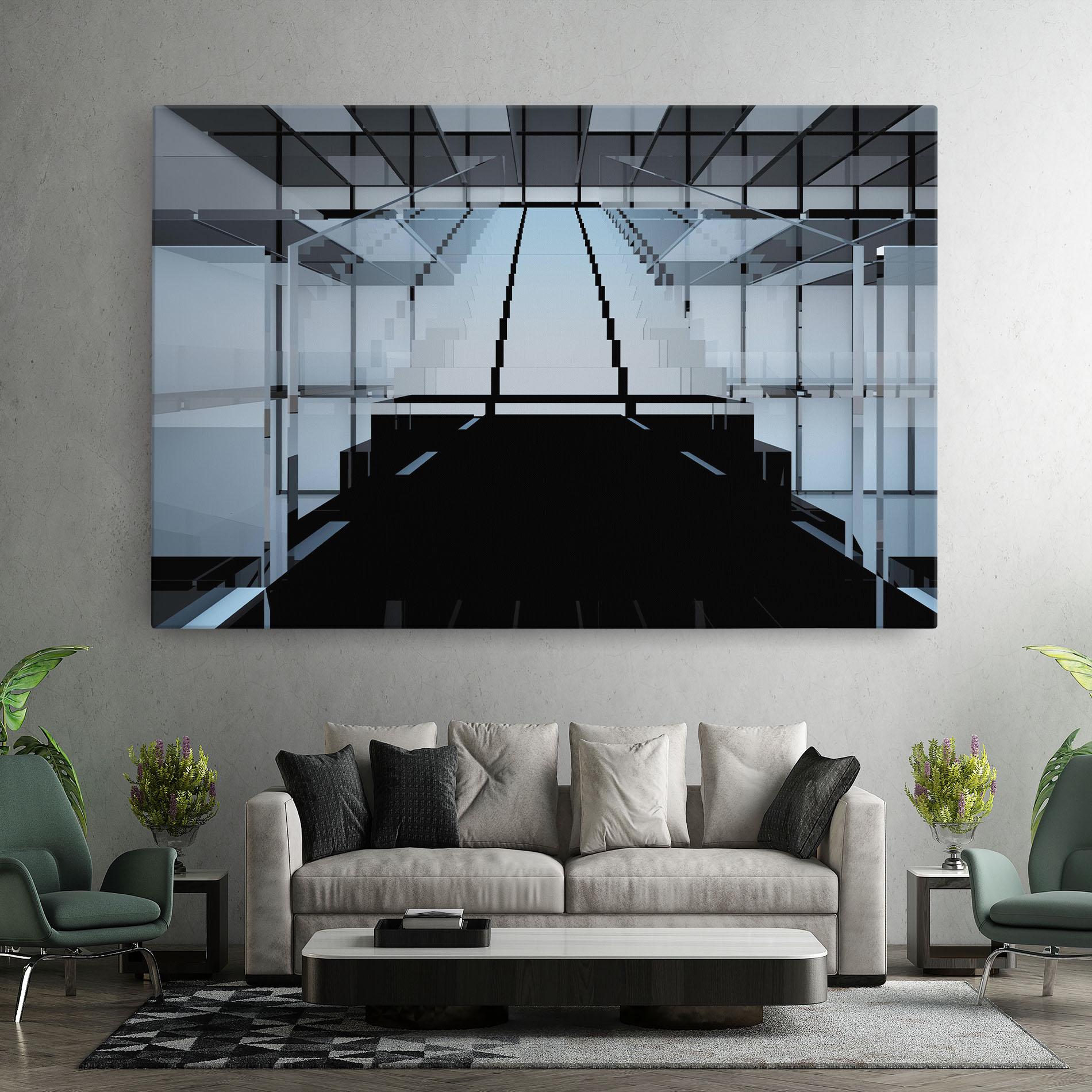 Tablou Canvas Space With Window mockup 7