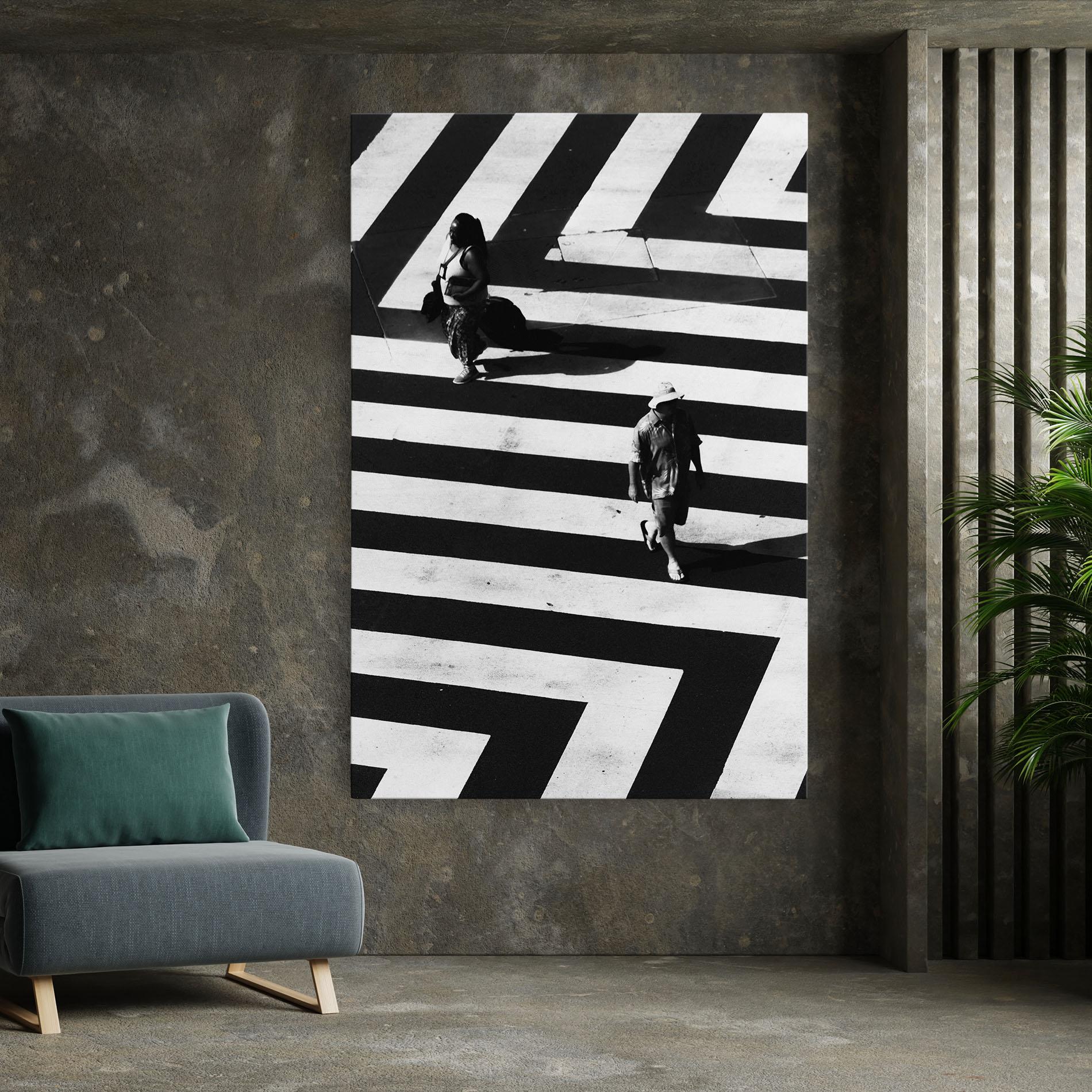 Tablou Canvas Walking On Lines mockup 7
