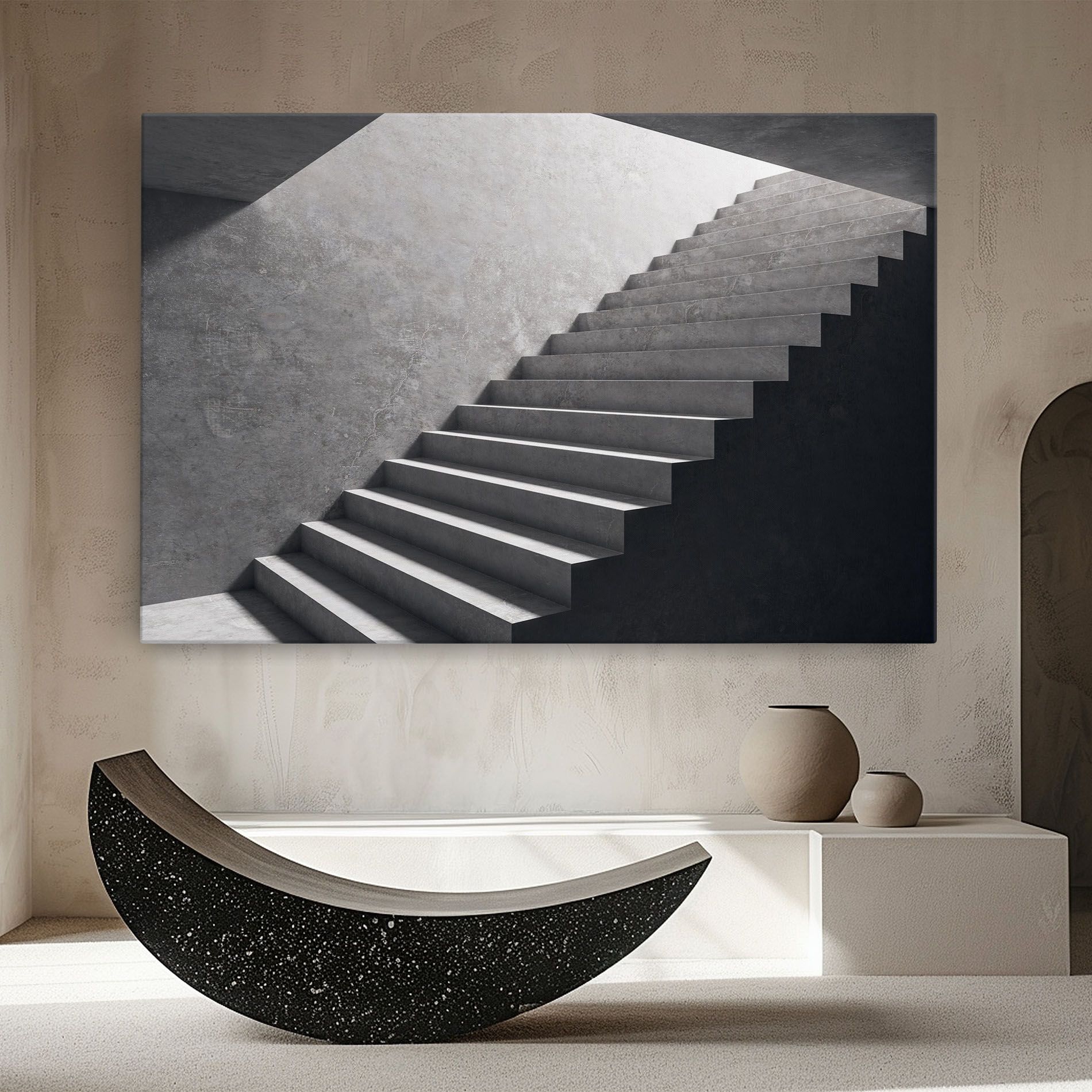 Concrete Stairs mockup 8