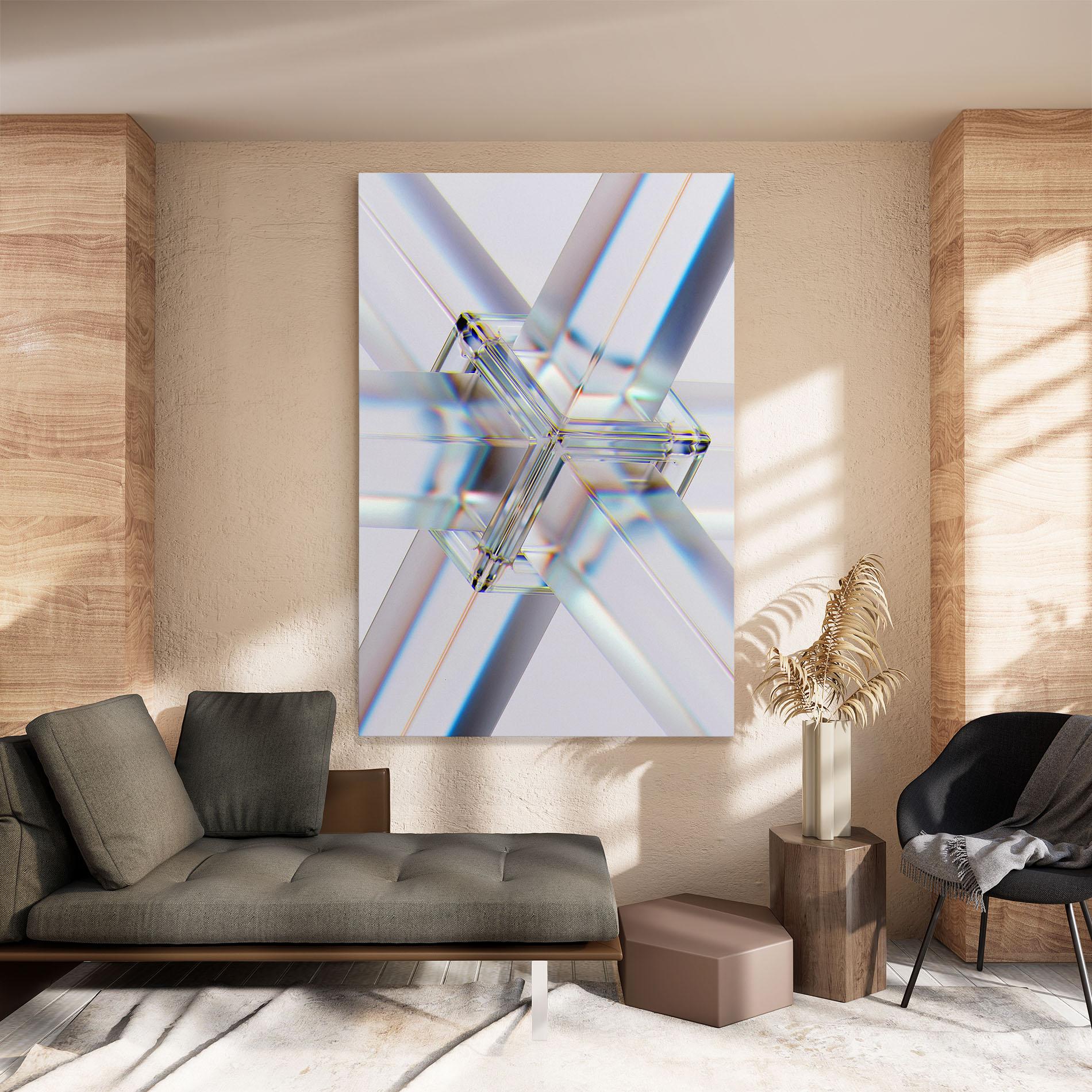 Tablou Canvas Glass Shape mockup 8