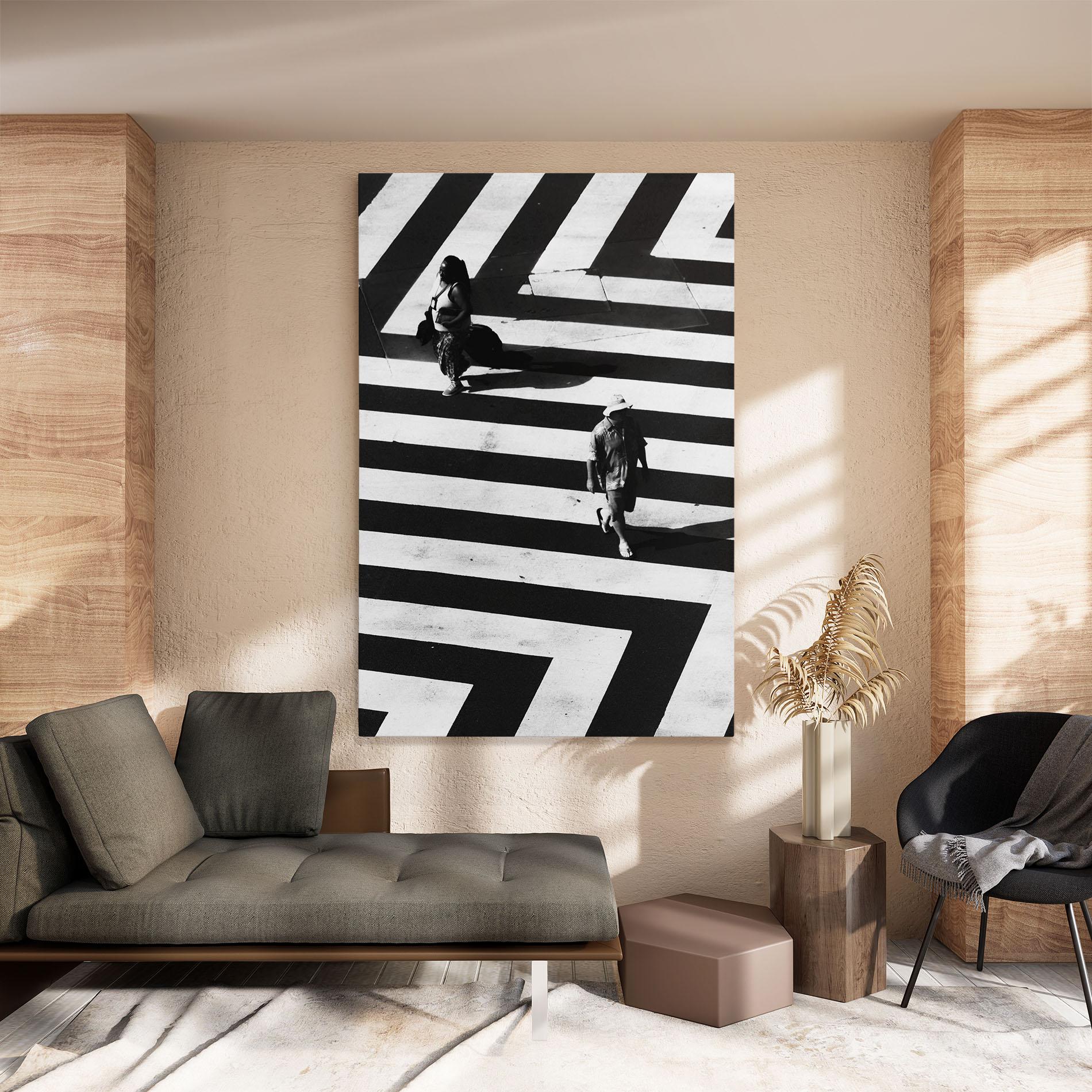 Tablou Canvas Walking On Lines mockup 8