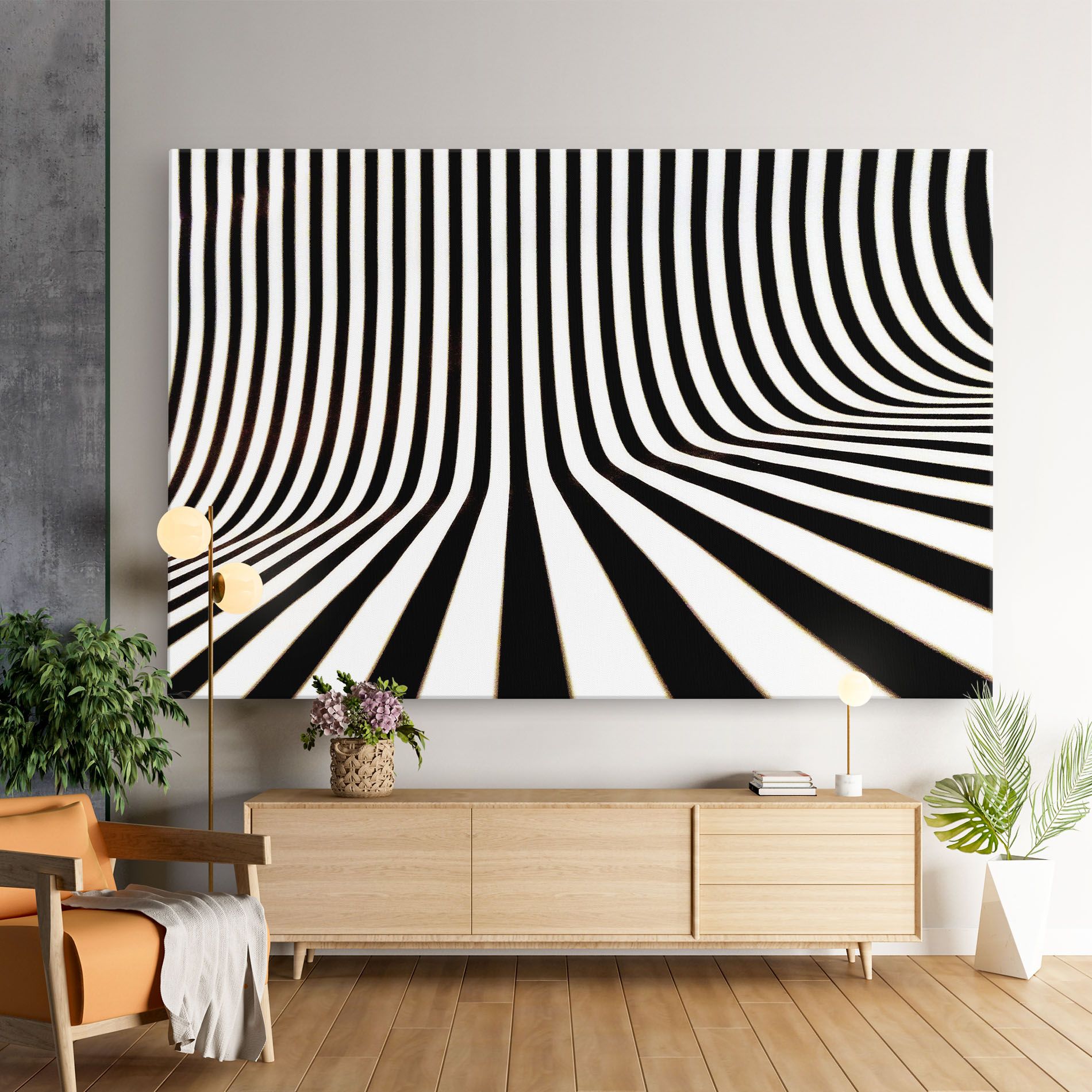 Black And White Illusion mockup 9
