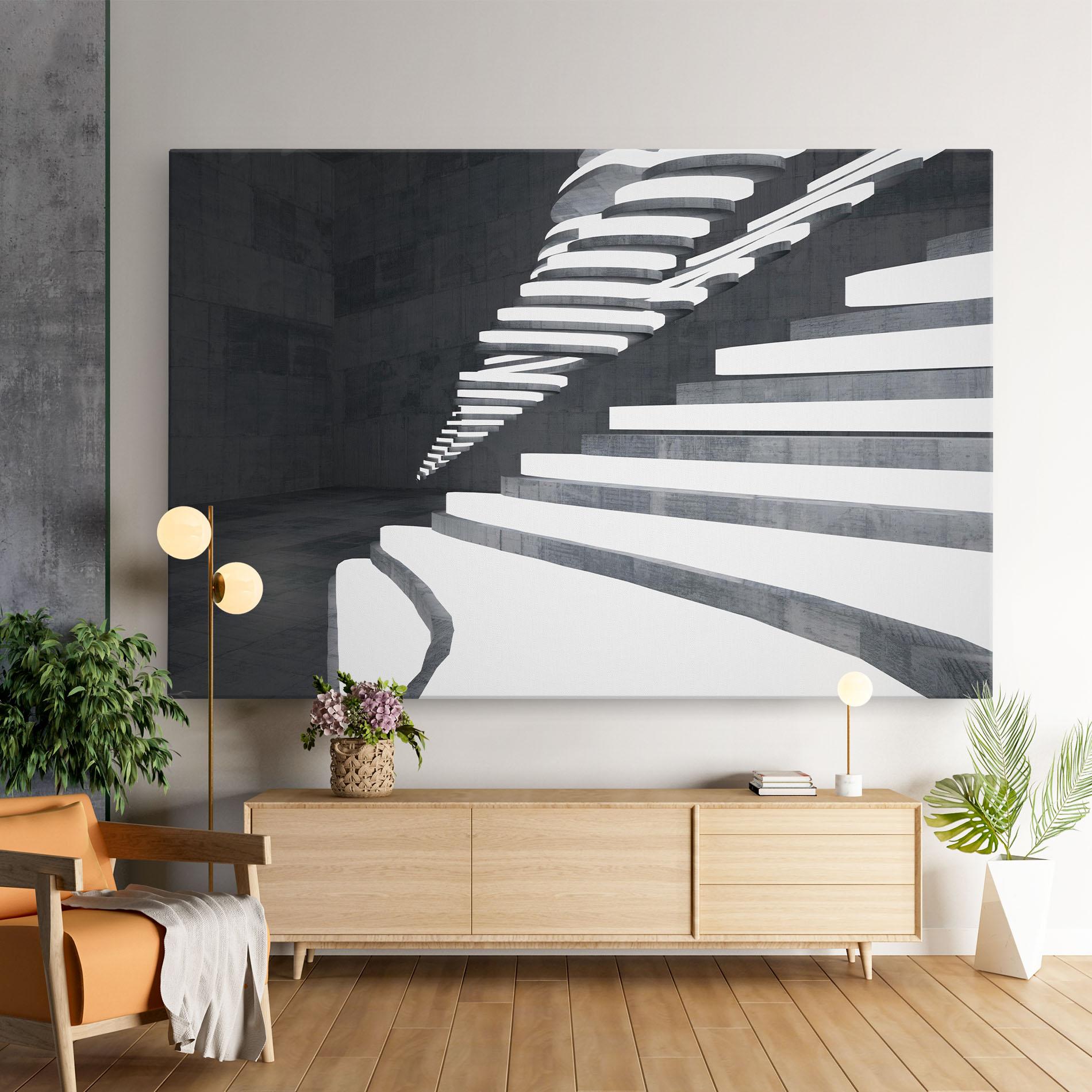 Tablou Canvas Concrete Architecture mockup 9