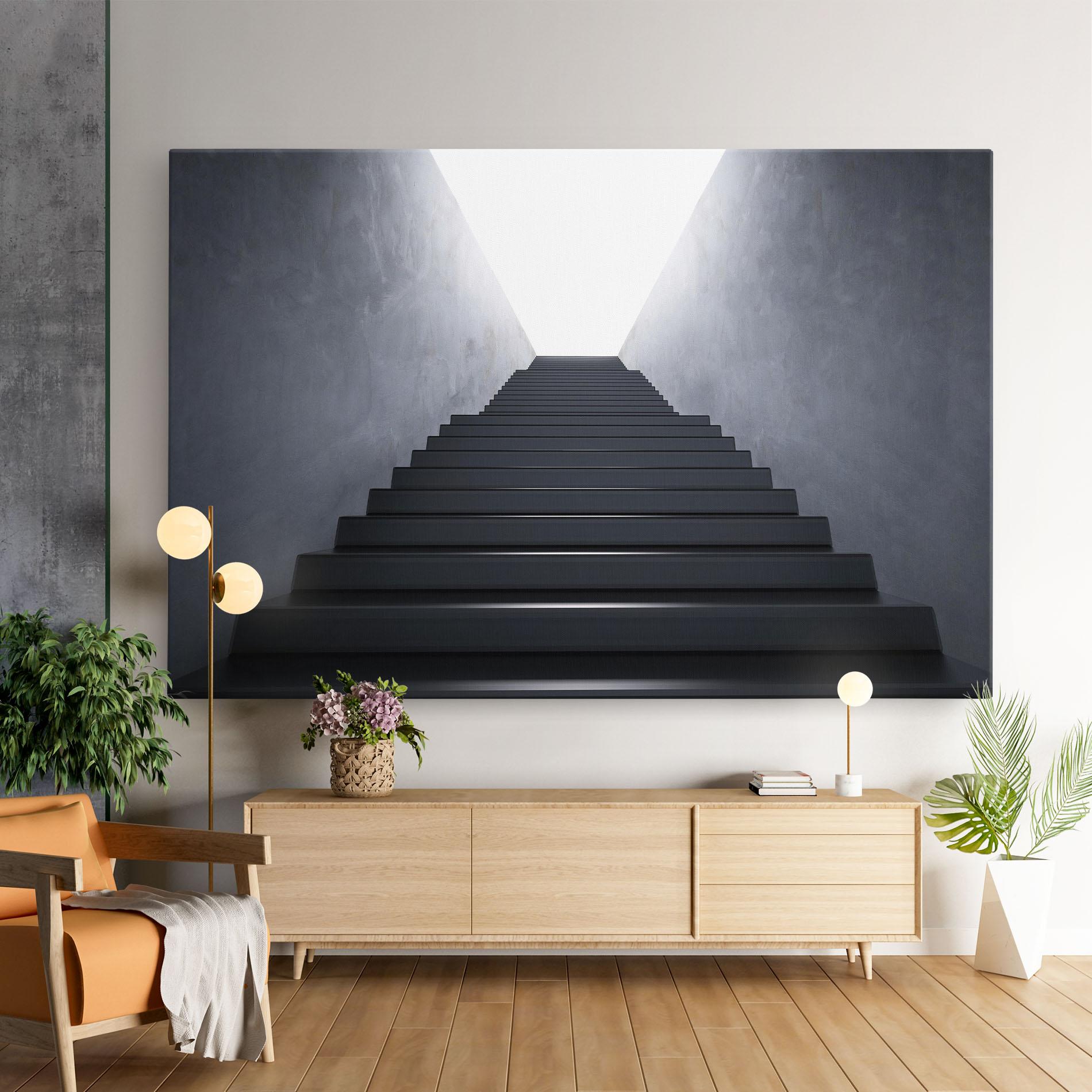 Tablou Canvas Empty Staircase mockup 9