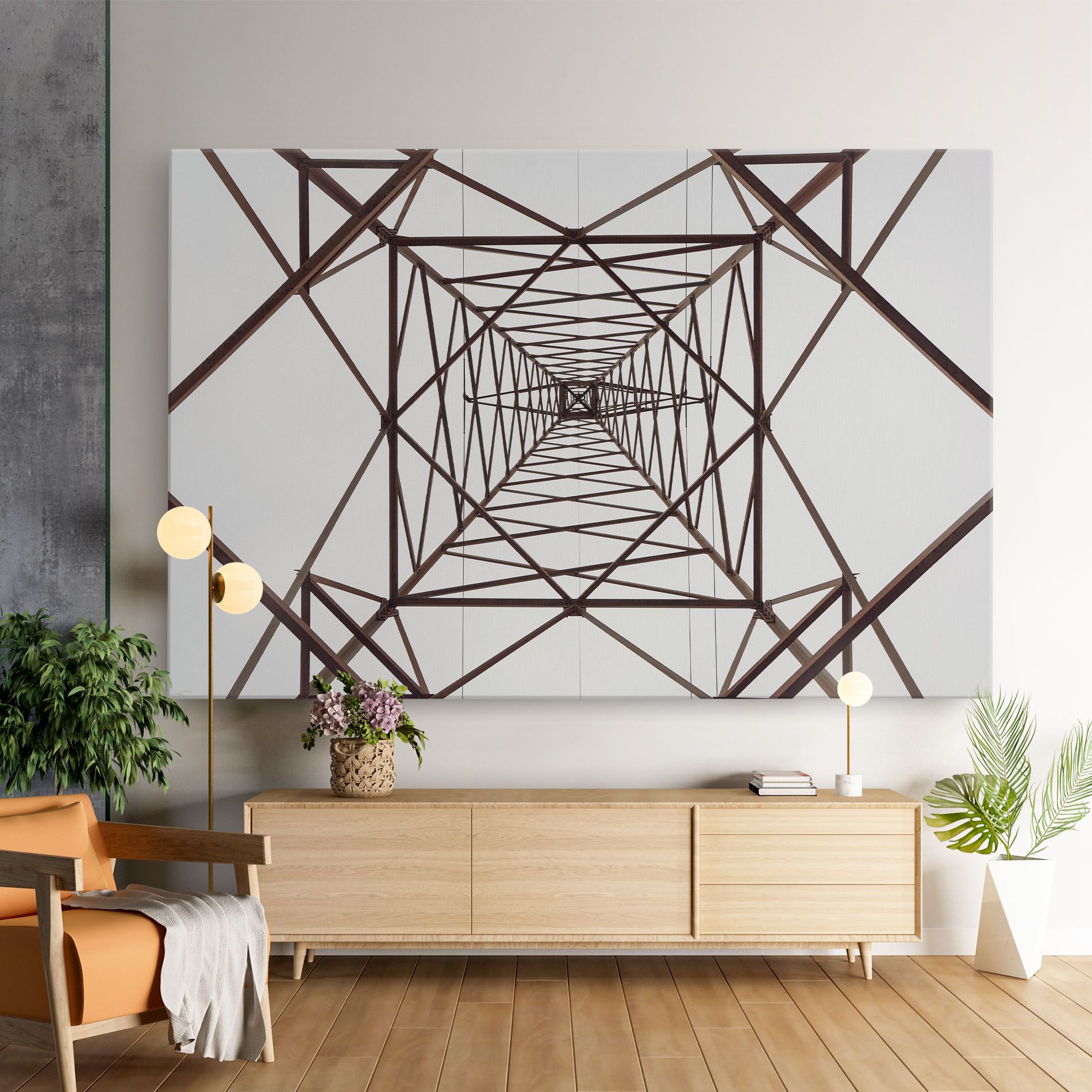 Geometric Pillar mockup 9