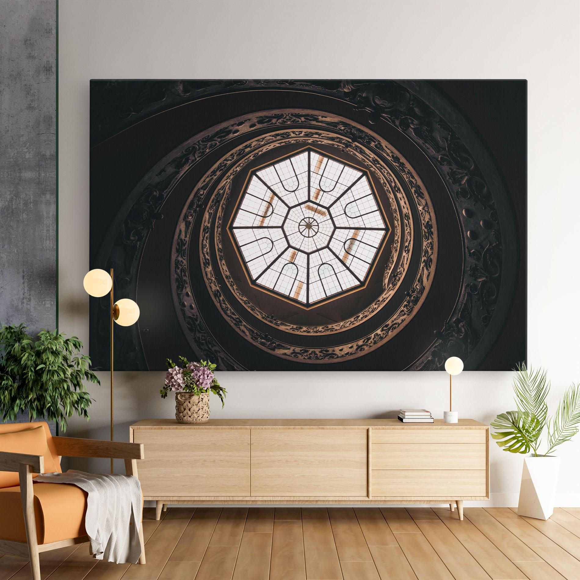 Tablou Canvas Museum Ceiling Daytime mockup 9