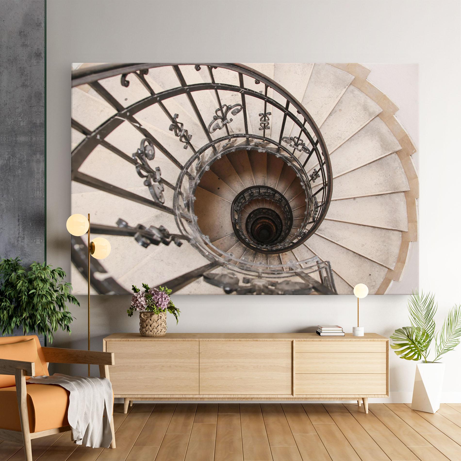 Tablou Canvas Old House Stairs mockup 9