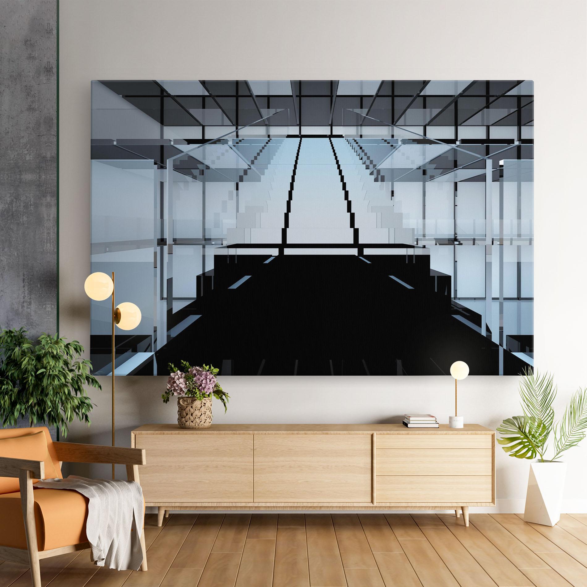 Tablou Canvas Space With Window mockup 9