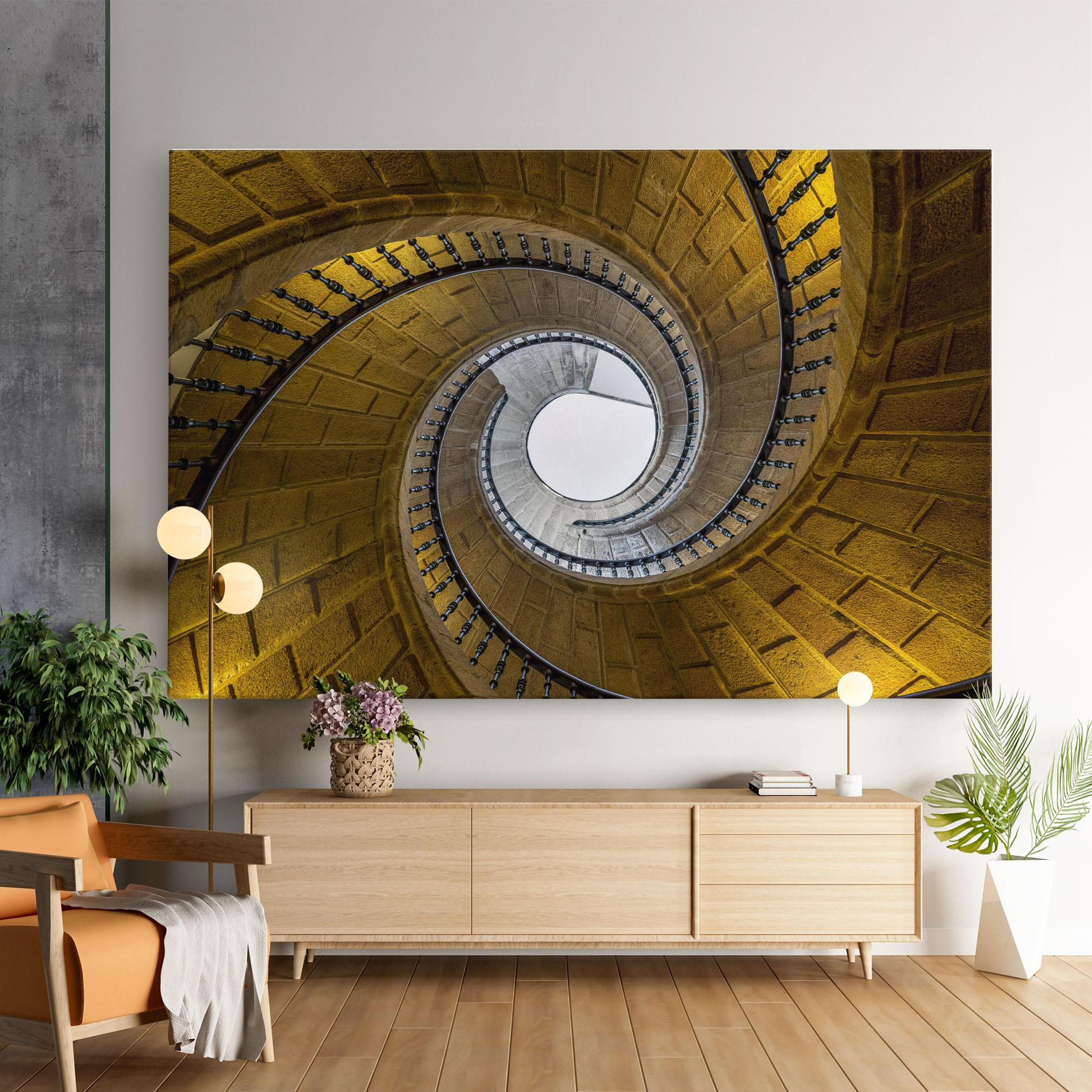 Tablou Canvas Triple Staircase mockup 9