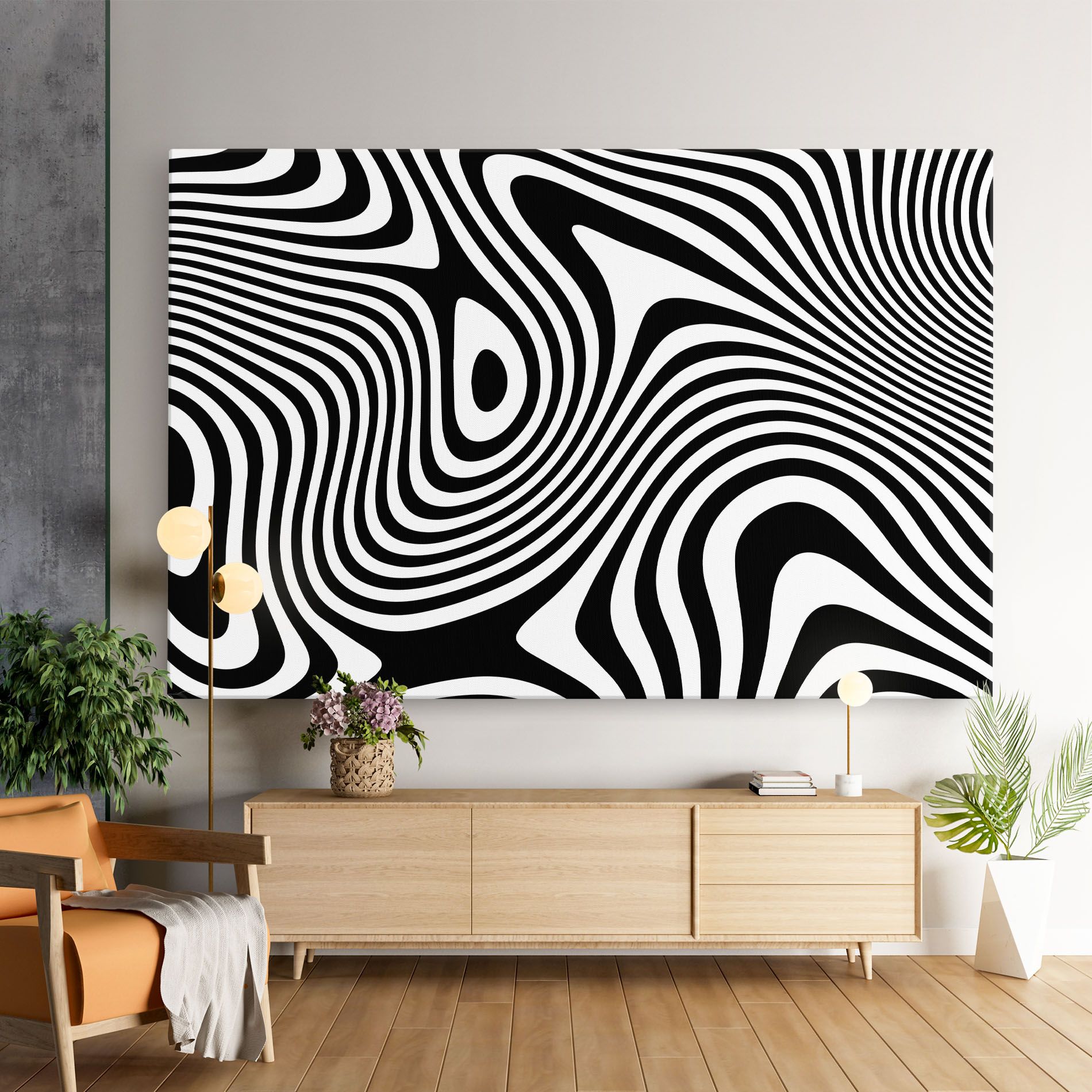 Wavy Stripes 01 mockup 9