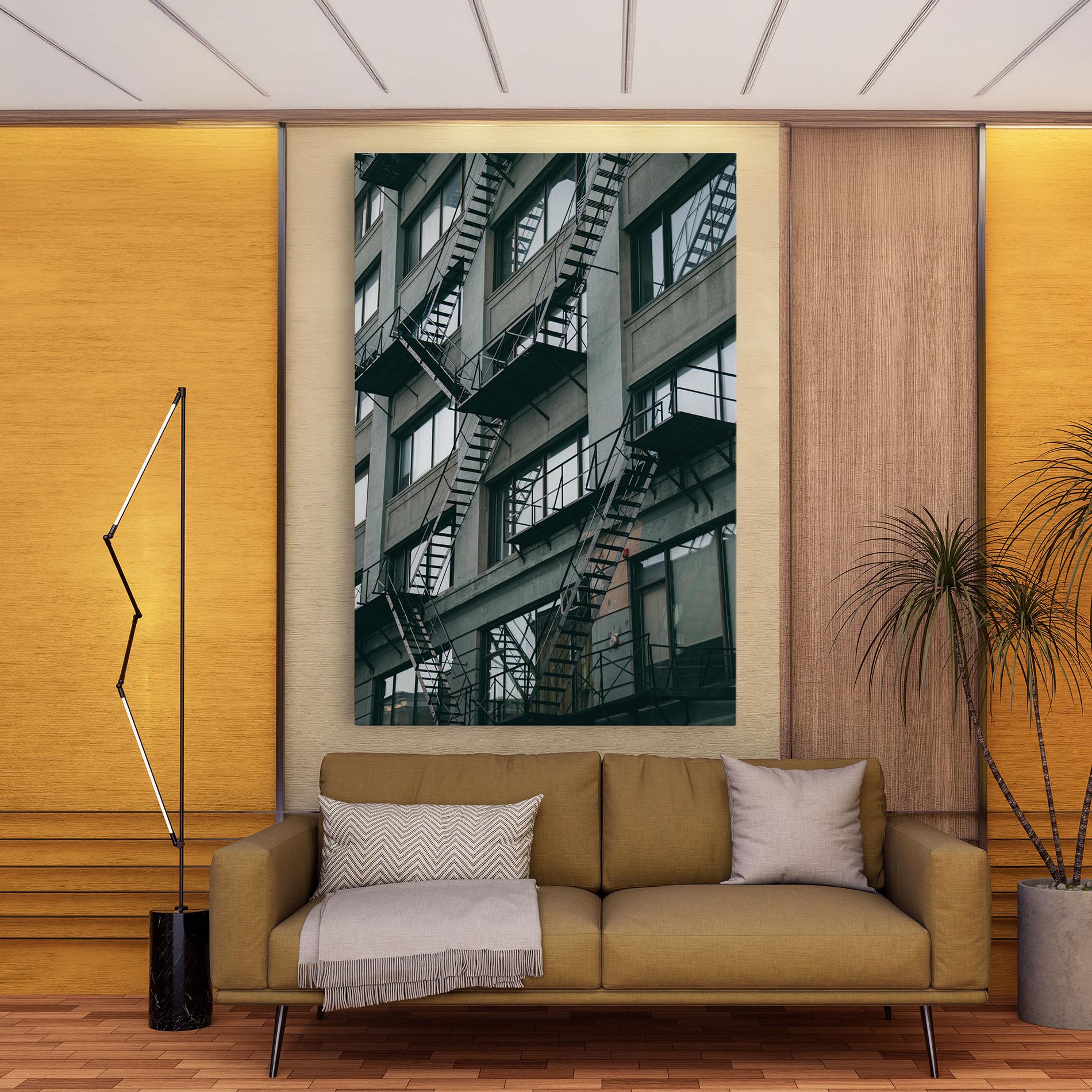 Tablou Canvas Building Stairs mockup 9