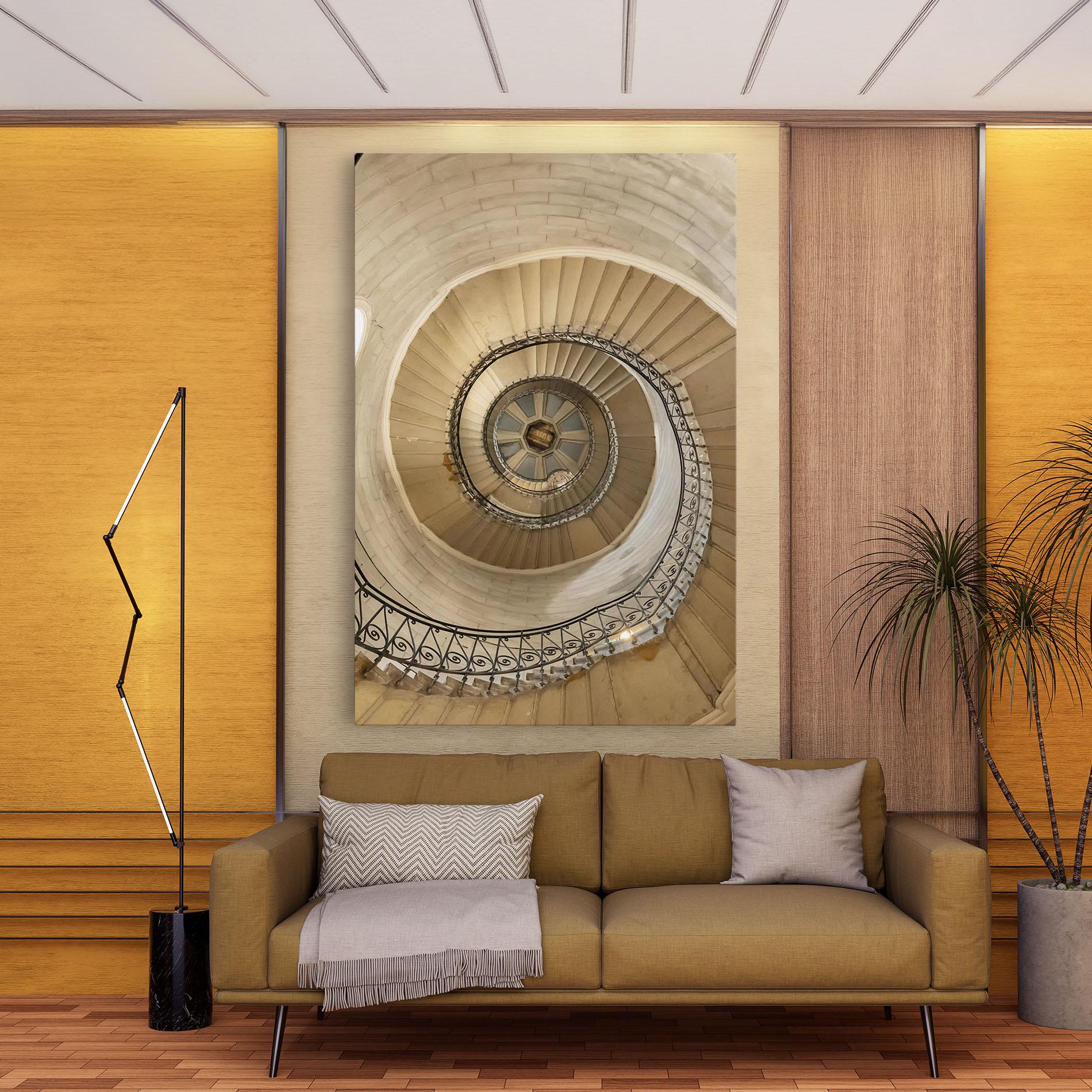 Tablou Canvas Cream Down Stairs mockup 9